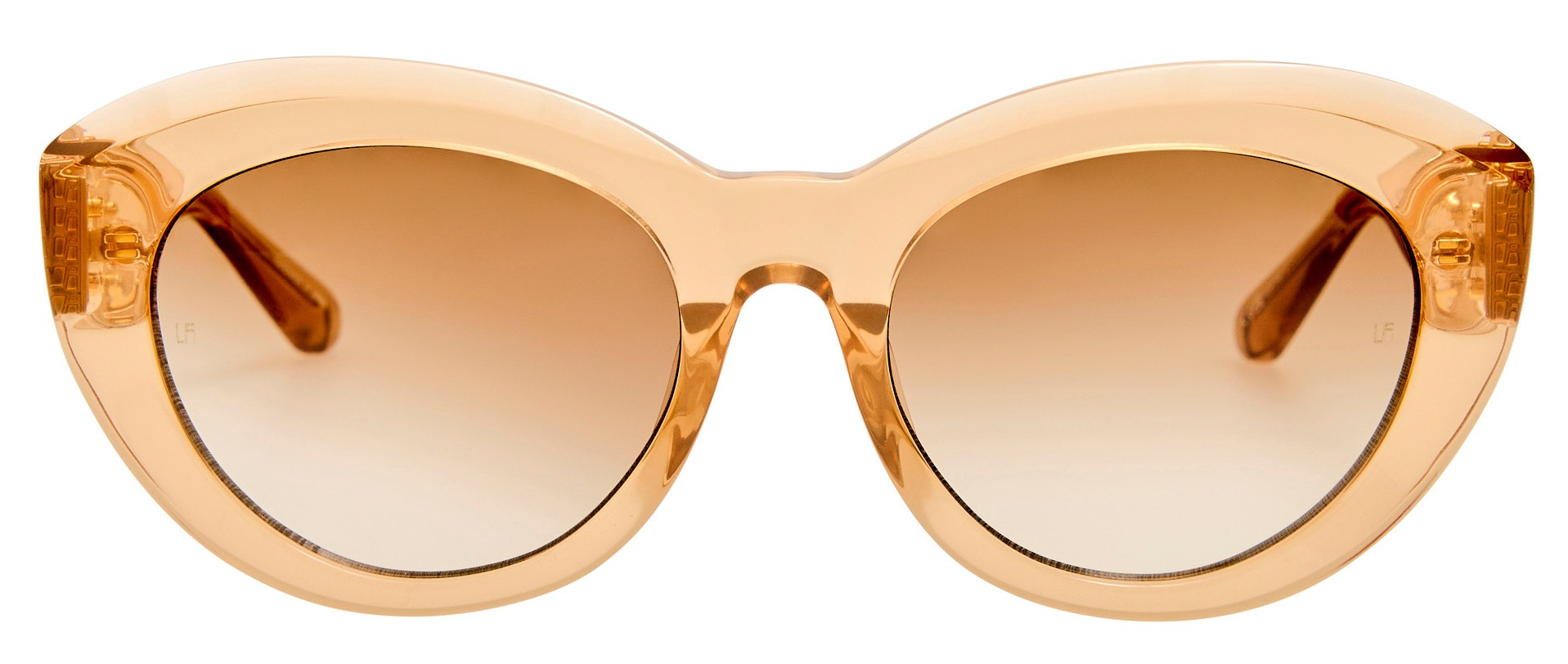 Color_LFL1551C4SUN - Anna Cat Eye Sunglasses in Honey and Mocha Grad LIMITED EDITION