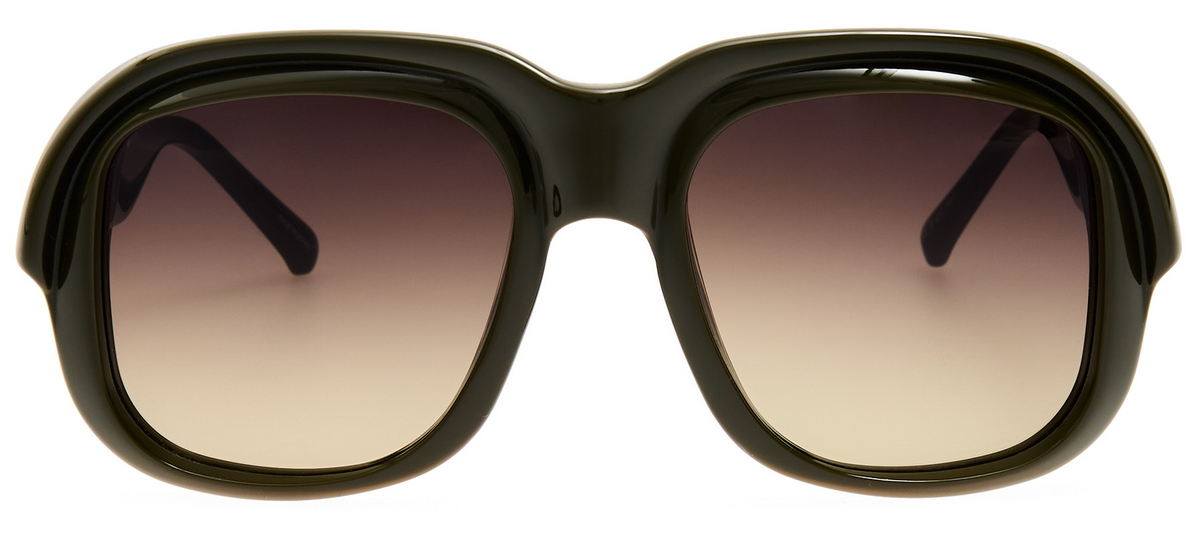 Color_DVN217C5SUN - Dries Van Noten 217 Oversized Sunglasses in Khaki and Green Gradient