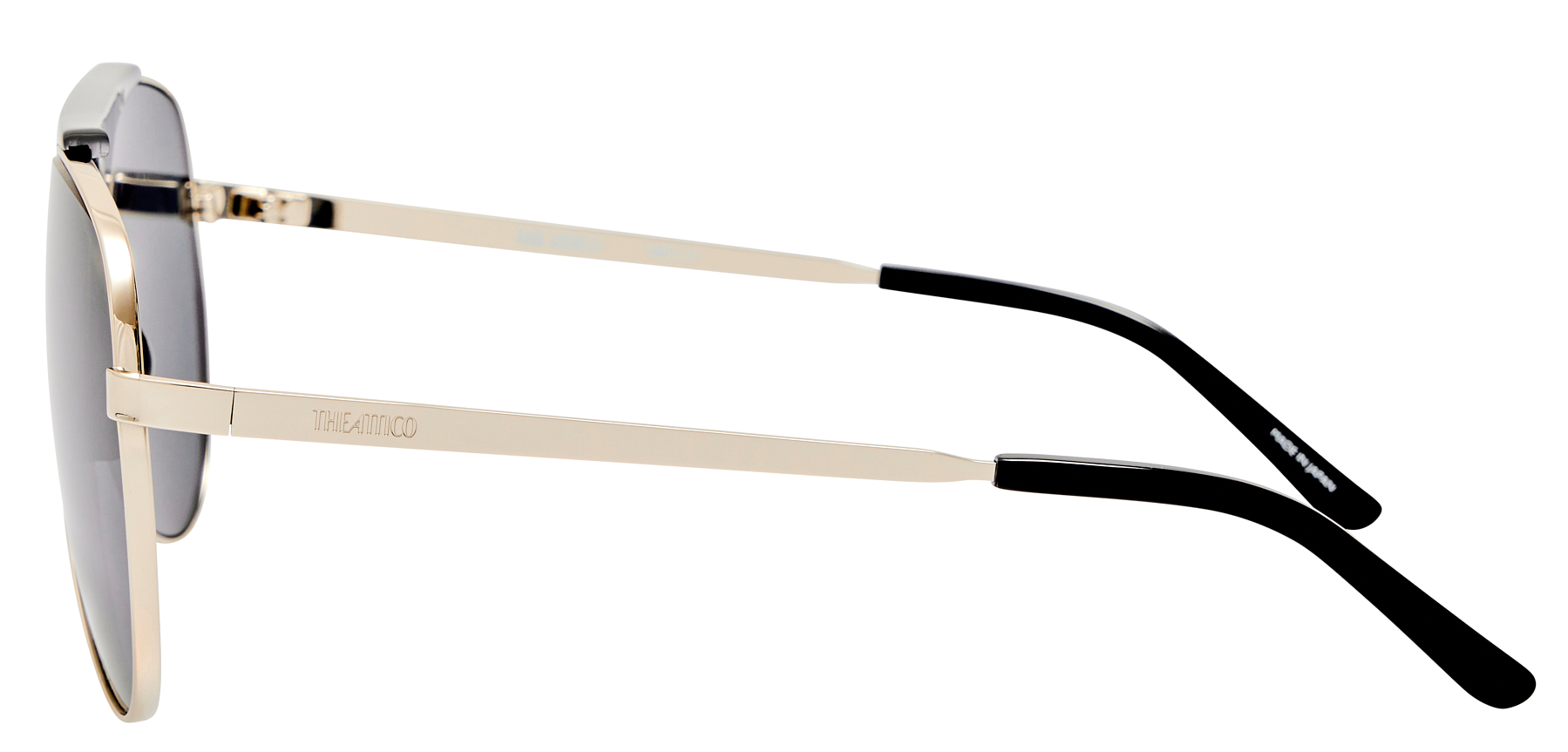 Color_ATTICO78C7SUN - The Attico Amelia Aviator Sunglasses in White Gold and Grey
