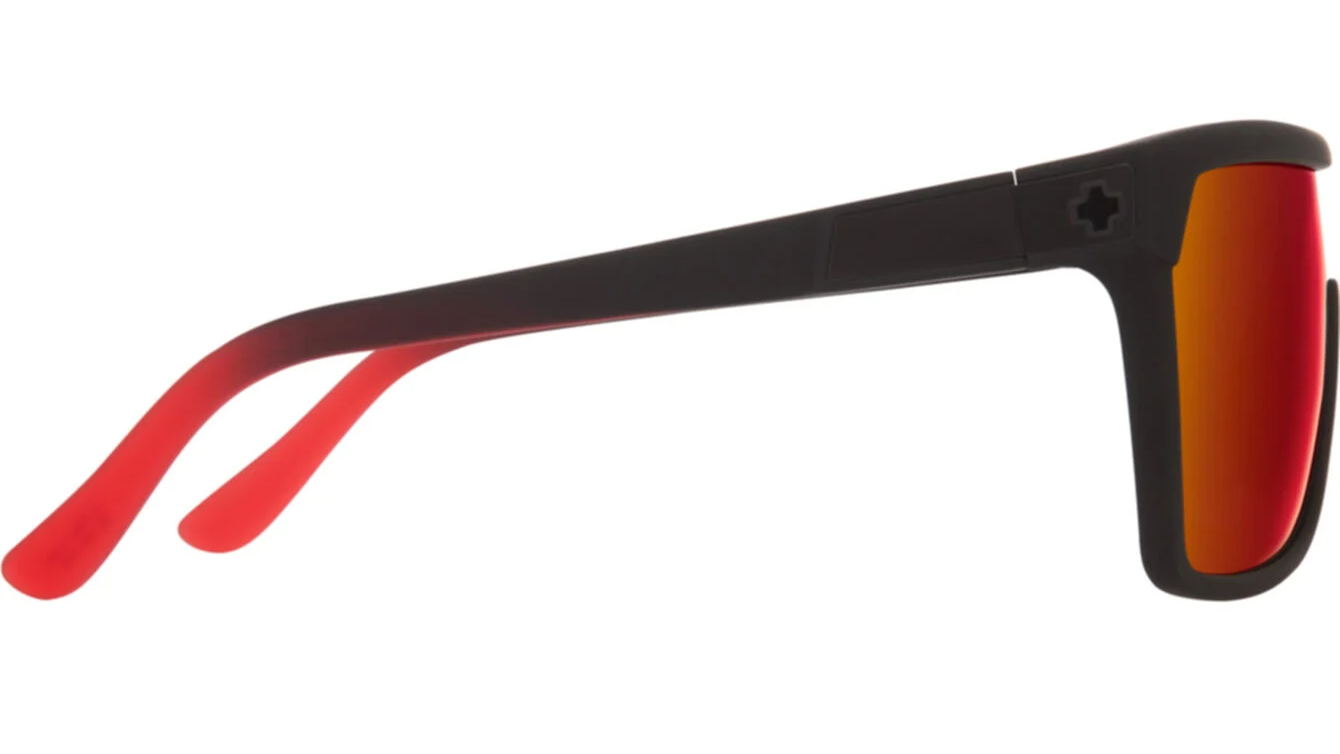 Color_670323803673 - Soft Black Matte Red Fade - HD Plus Grey Green with Red Light Spectra Mirror