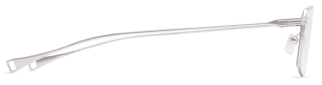 Color_DLX114-A-05 - Shiny Silver - Clear Blue Light Filter - Clear