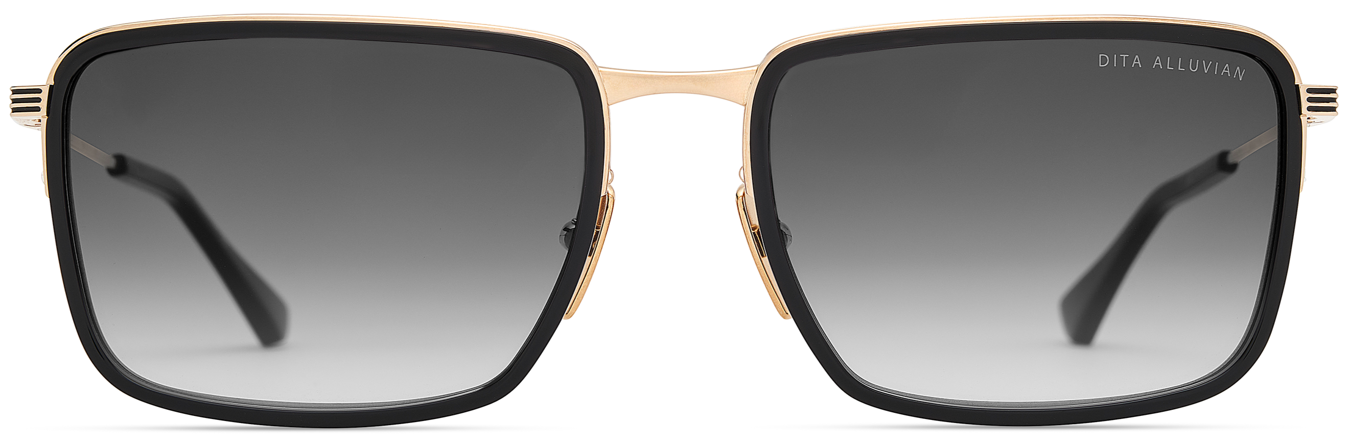 Color_DTS201-A-01 BLACK-WHITE GOLD / GREY TO CLEAR GRADIENT