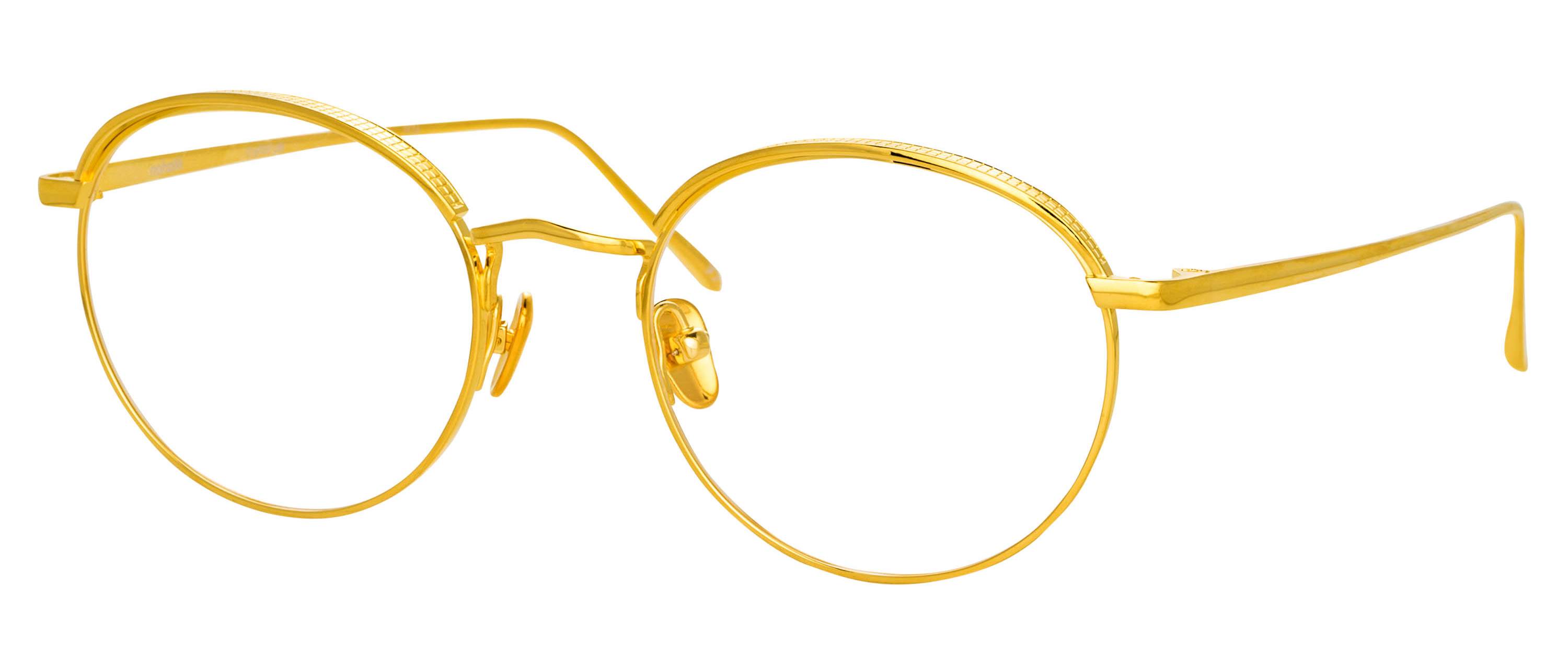Color_LFL1076C5OPT - Marlon Oval Eyeglasses in Titanium Yellow Gold