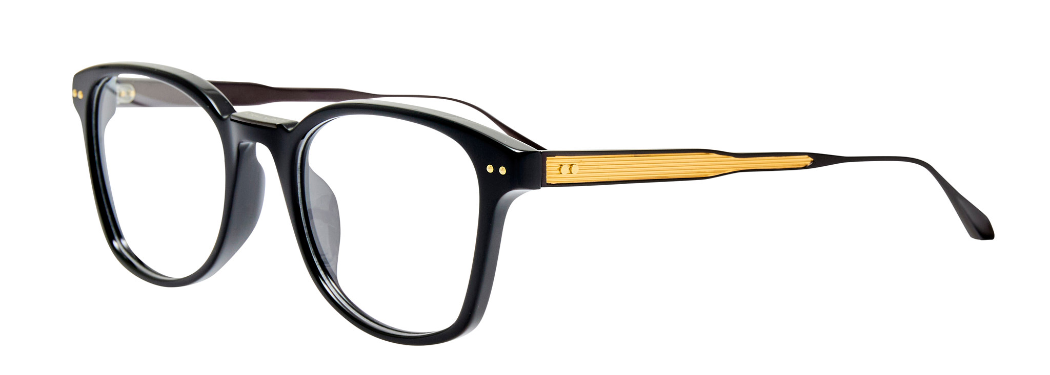 Color_LFL1585C3OPT - Paulson D-Frame Eyeglasses in Black and Clear