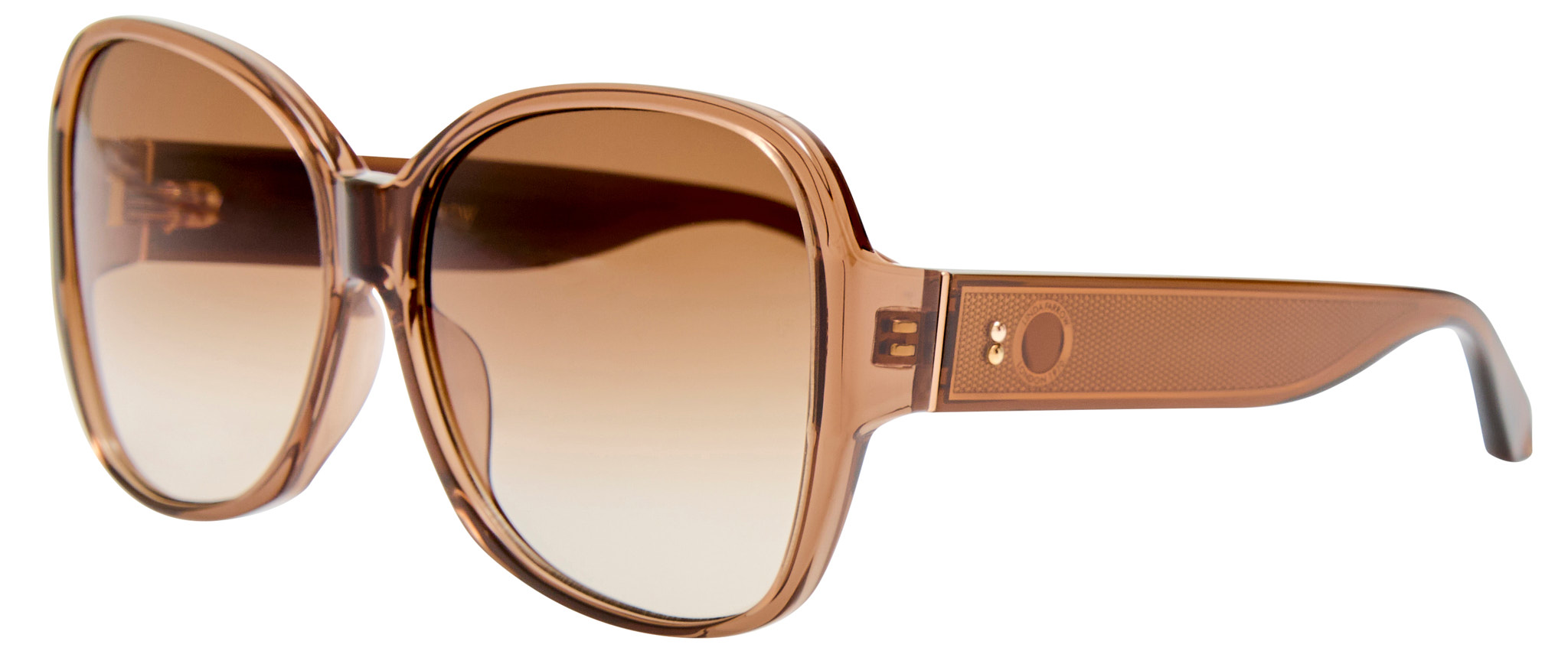 Color_LFL1726C2SUN - Blair Oversized Sunglasses Brown and Mocha Grad