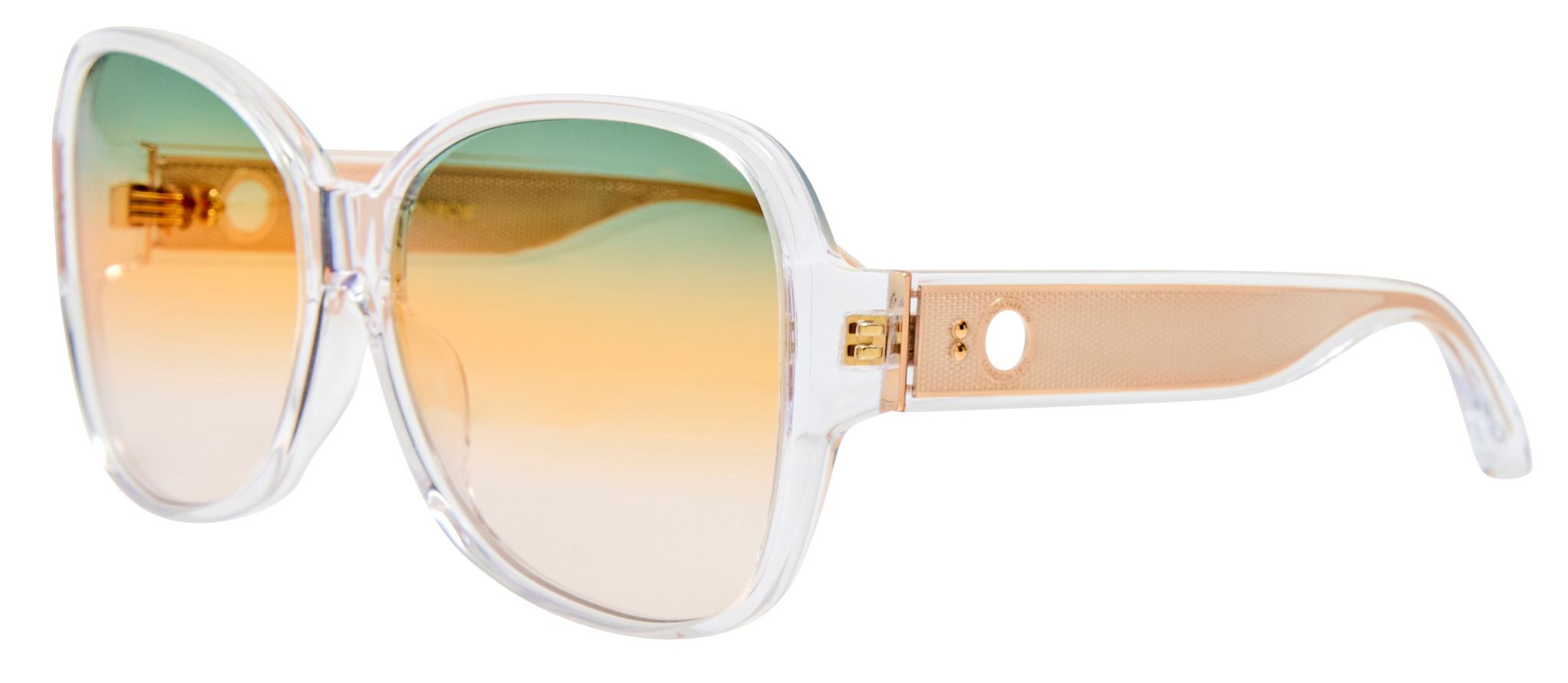 Color_LFL1726C4SUN - Blair Oversized Sunglasses Clear and Frutti Grad