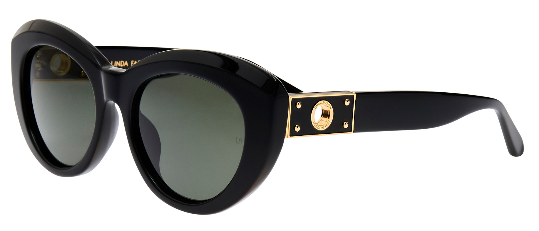 Color_LFL1551C1SUN - Anna Cat Eye Sunglasses in Black and Grey