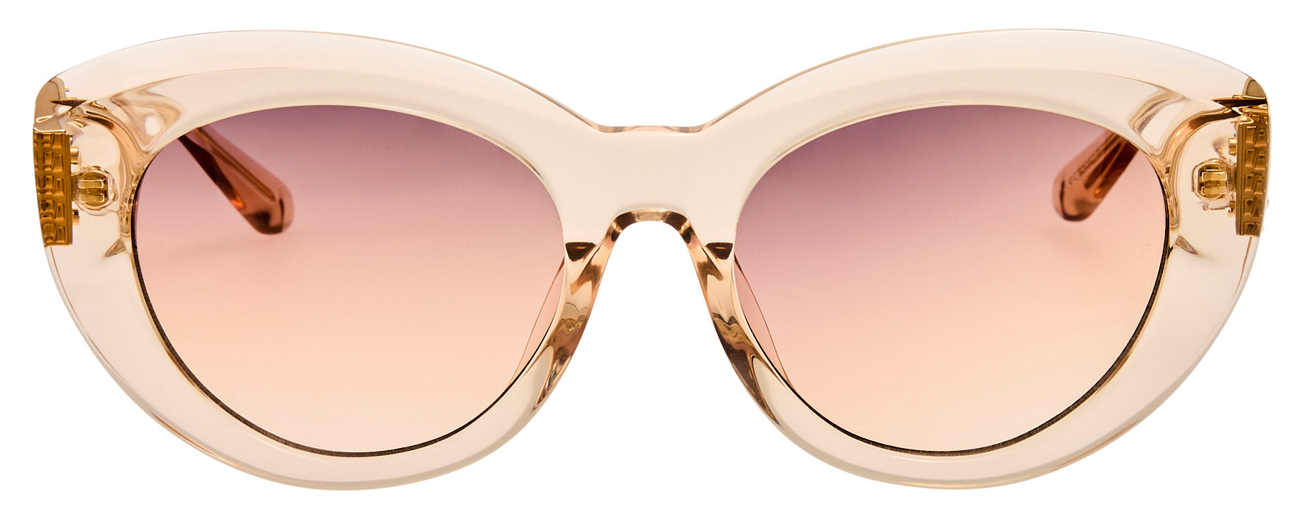 Color_LFL1551C3SUN - Anna Cat Eye Sunglasses in Nude and Ash Grad LIMITED EDITION