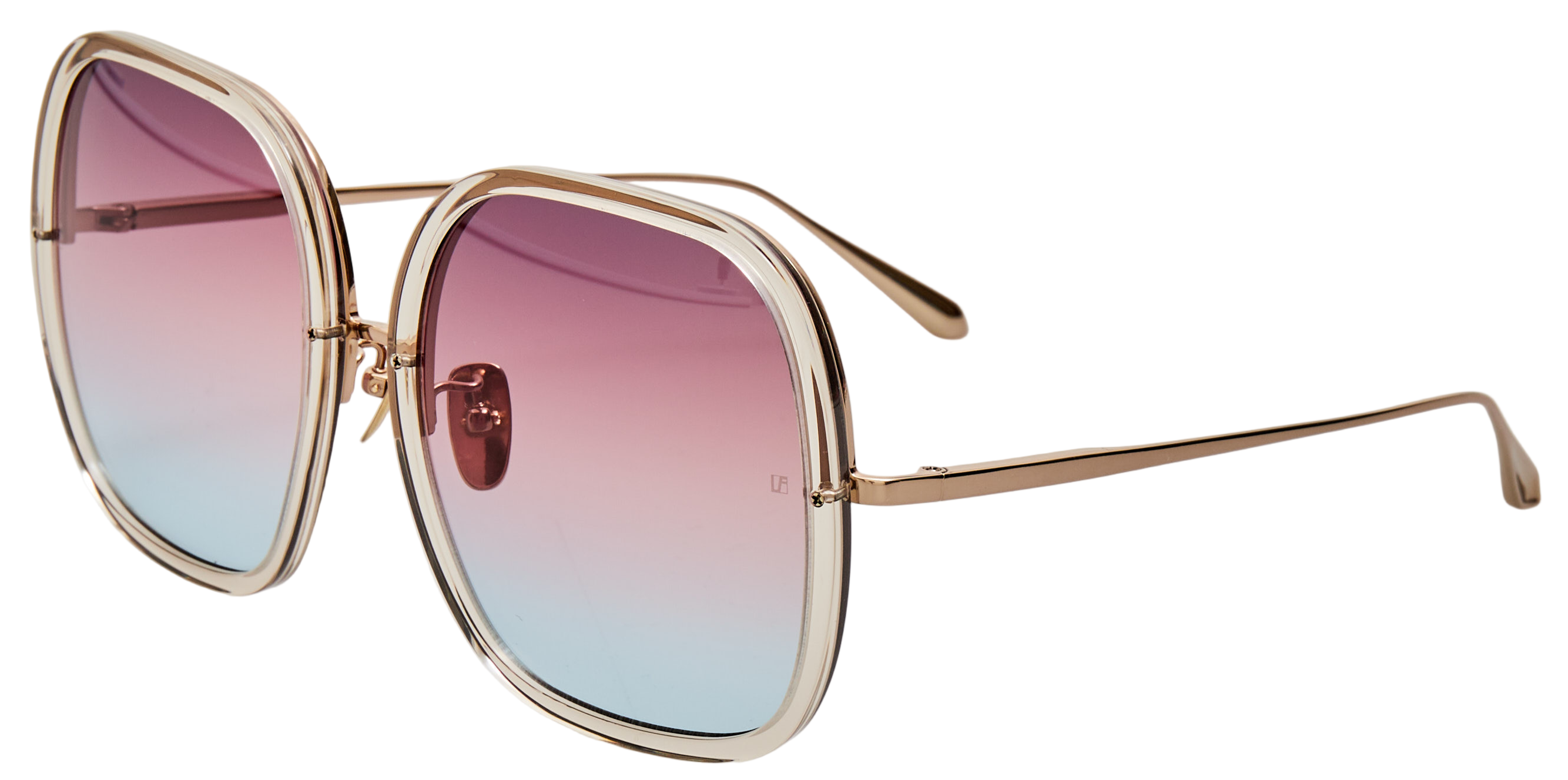 Color_LFL1405C8SUN -  Celia Oversized Sunglasses in Truffle