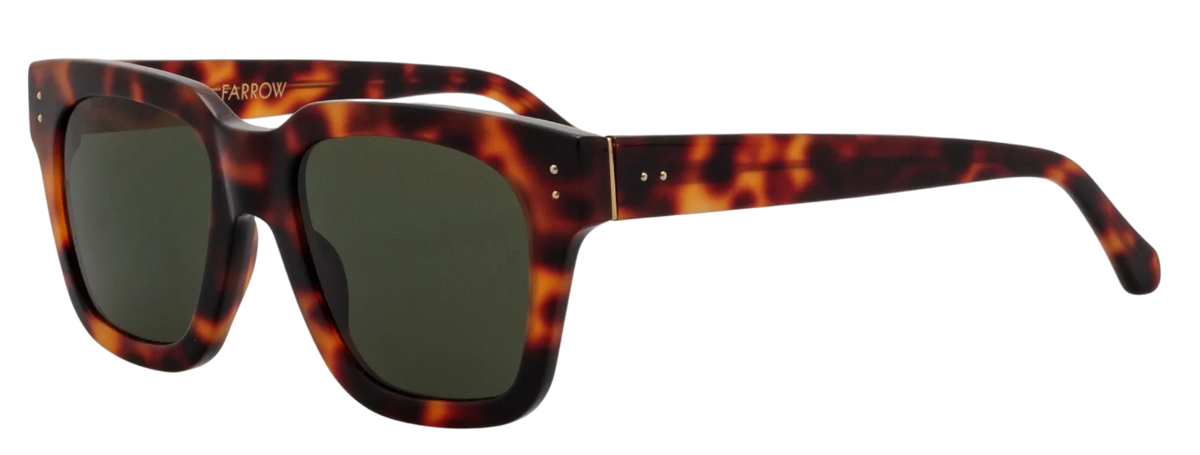 Color_LFLC71C95SUN - Max D-Frame Sunglasses in Tortoise Shell and Green