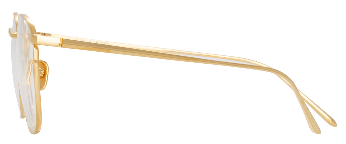 Color_LFLC479C6OPT - Simon Square Eyeglasses in Yellow Gold and Clear