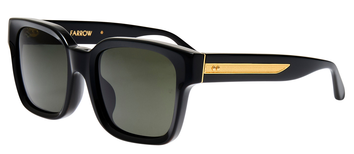 Color_LFL1561C1SUN - Nathan D-Frame Sunglasses in Black and Grey