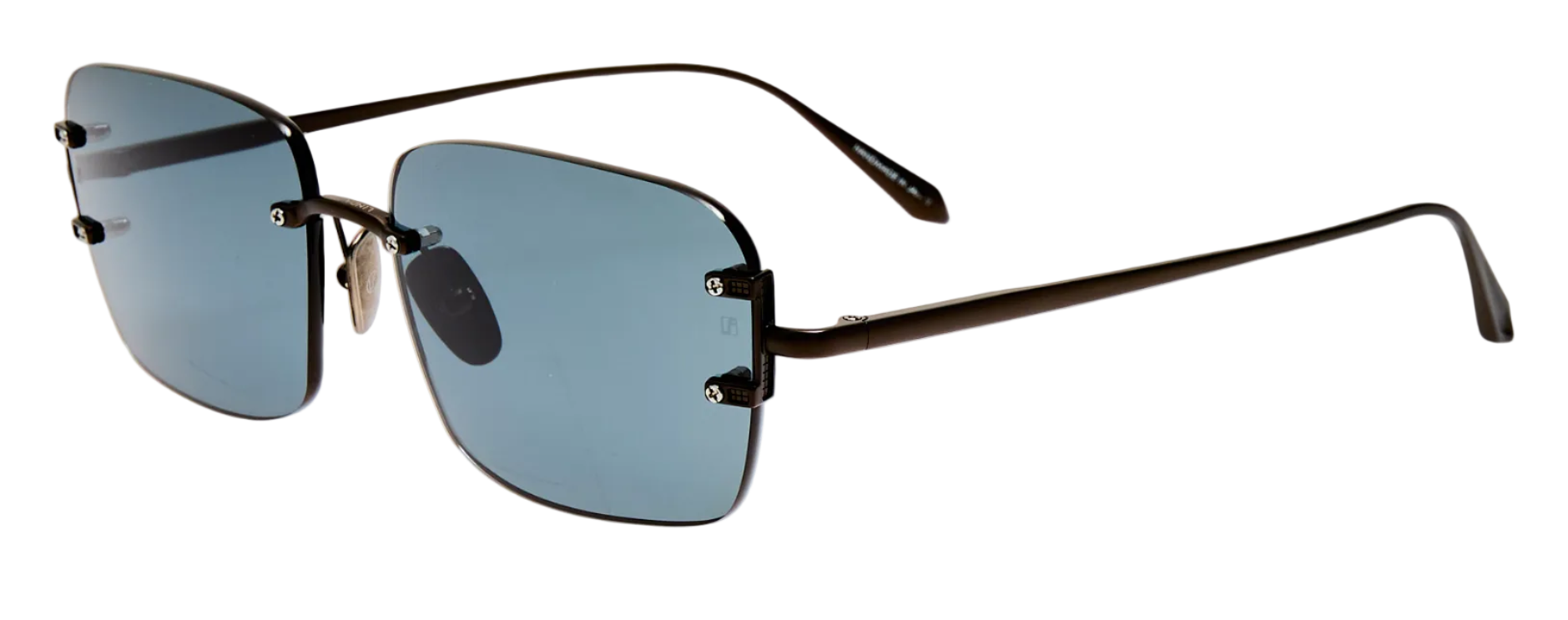 Color_LFL1476C3SUN - Sasha Square Sunglasses in Matt Nickel and Grey