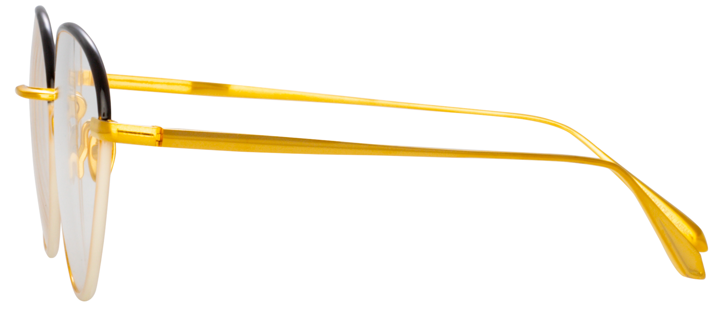 Color_LFL1408C1OPT - Regina Cat-Eye Eyeglasses in Black / Cream and Clear