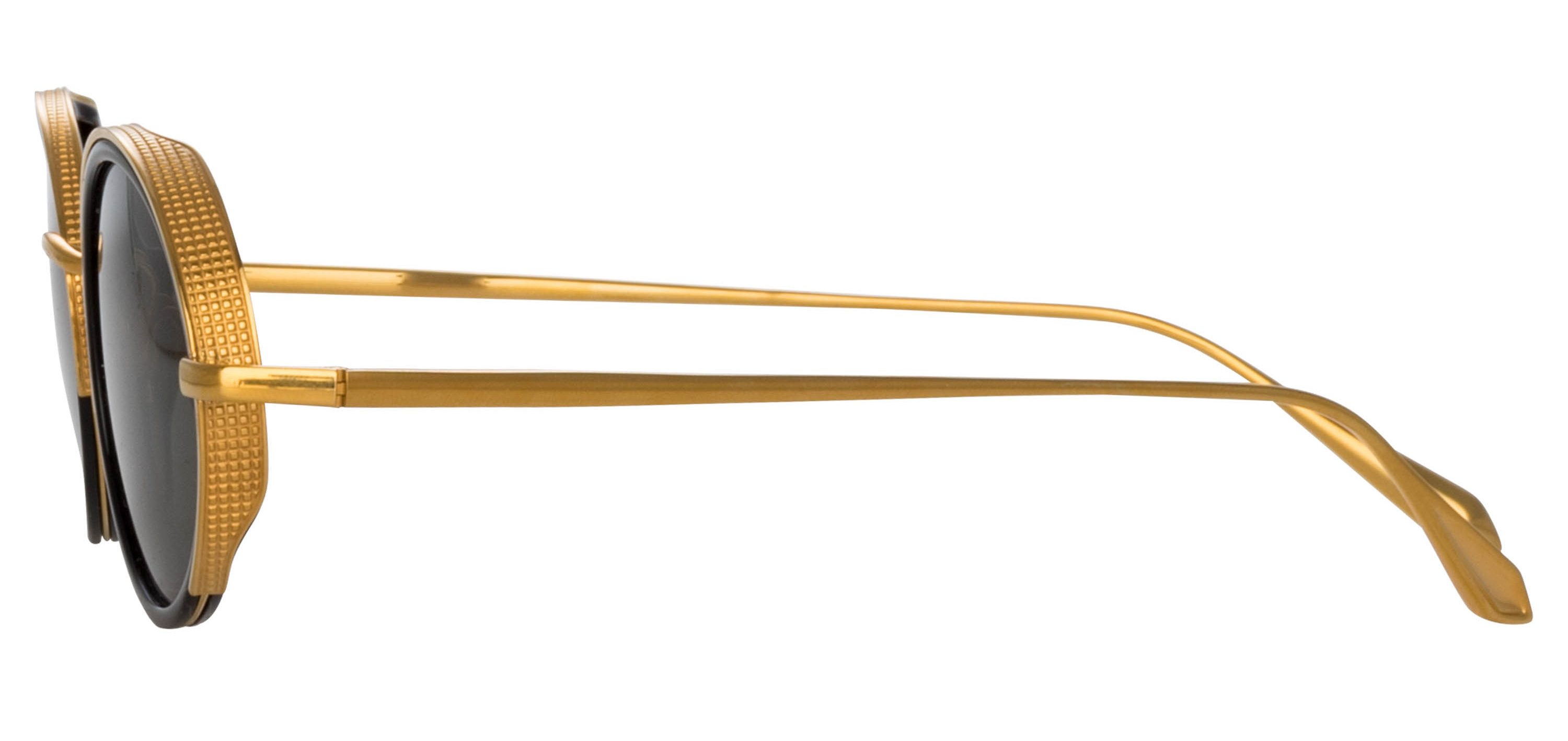 Color_LFL1413C1SUN - Finn Oval Sunglasses in Blac / Yellow Gold and Grey