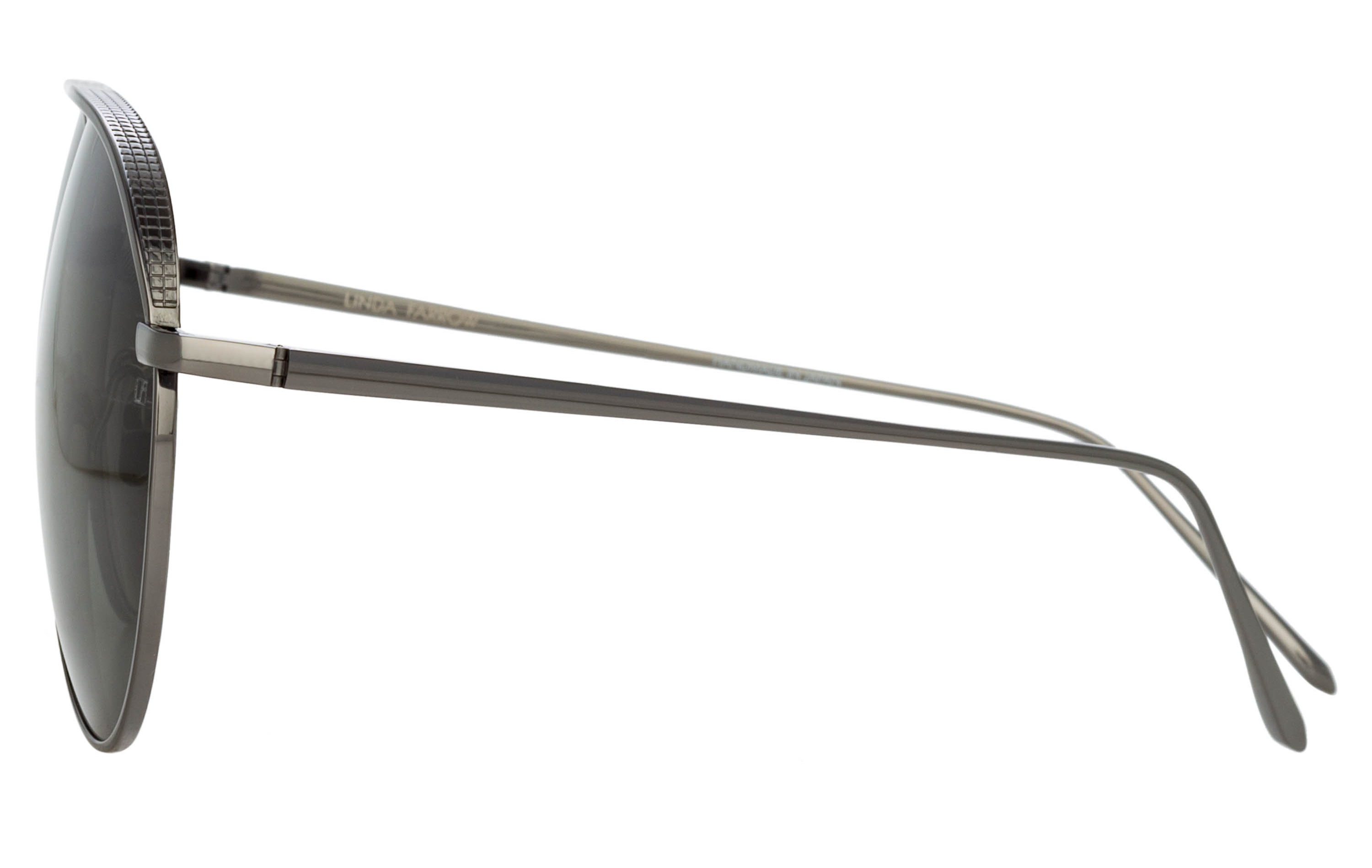 Color_LFL1078C3SUN - Roberts Aviator Sunglasses in Nickel and Grey