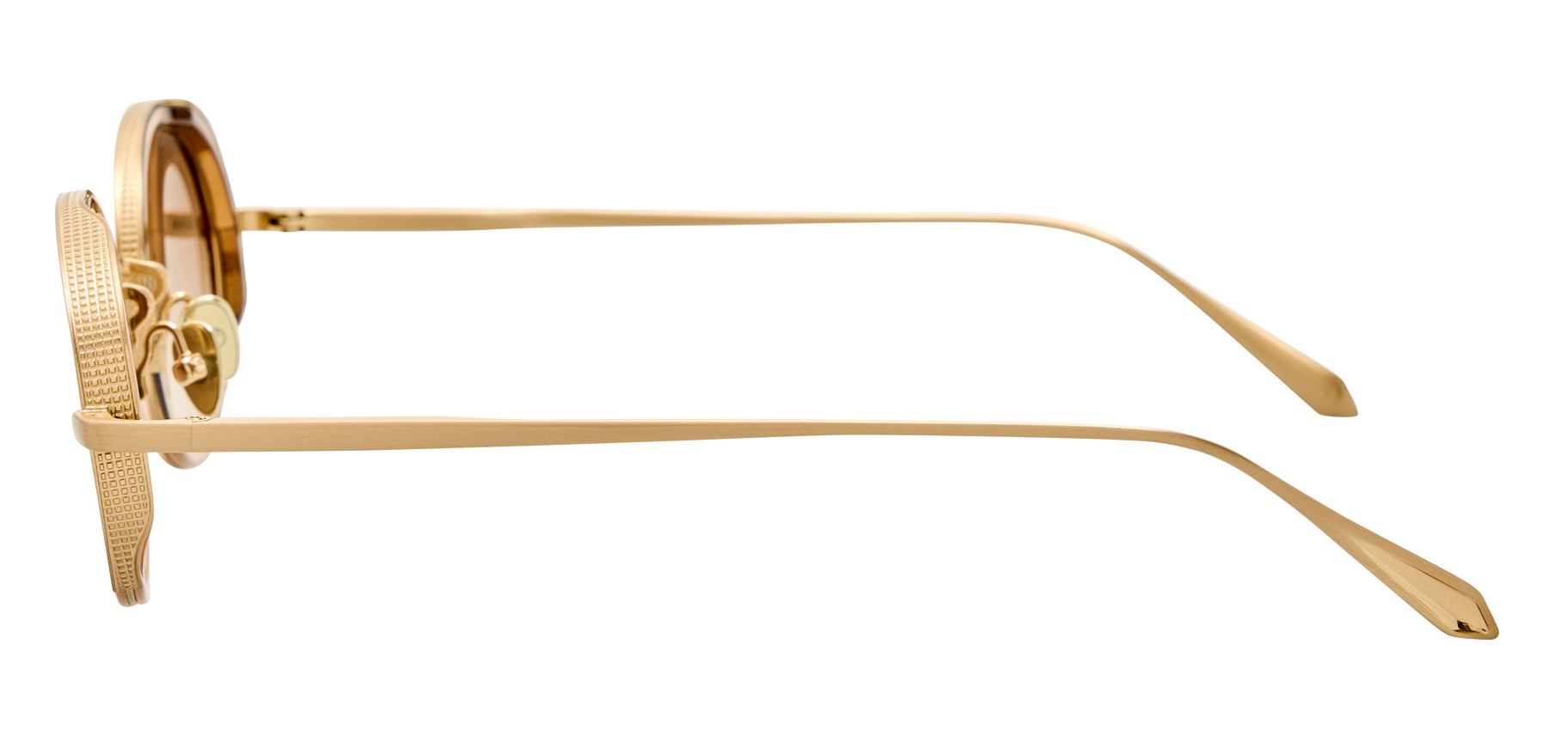 Color_LFL1413C9SUN - Finn Oval Sunglasses in Honey / Matt Champage and Mocha Grad