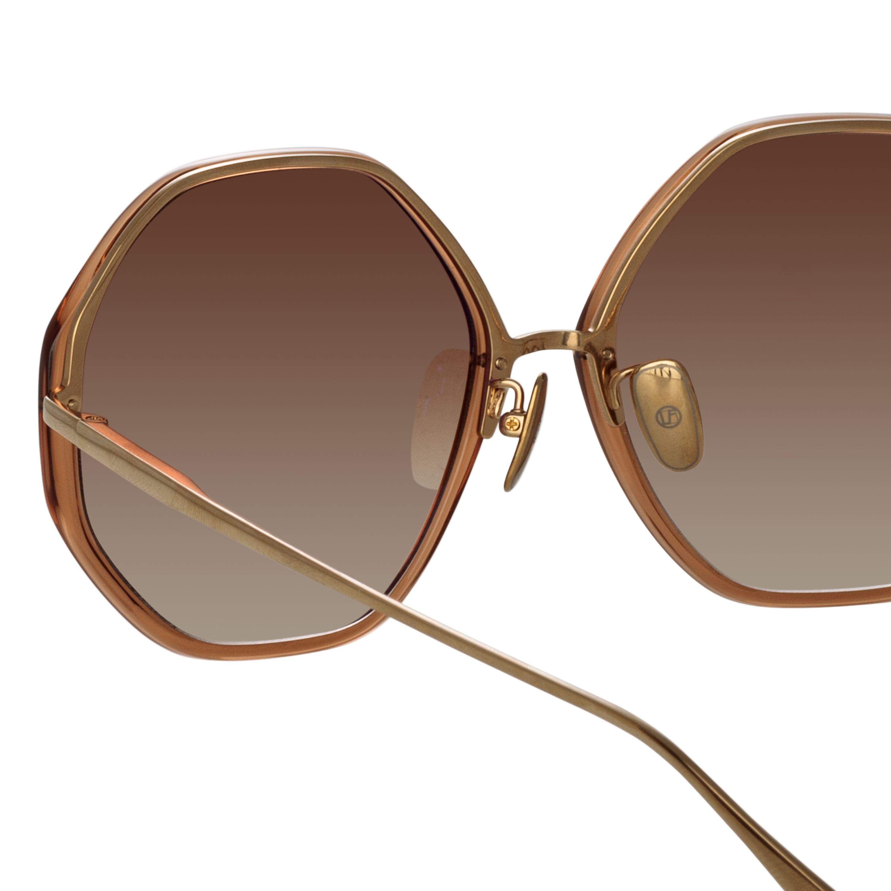 Color_LFLC901C28SUN - Alona Oversized Sunglasses in Tobacco and Brown Grand