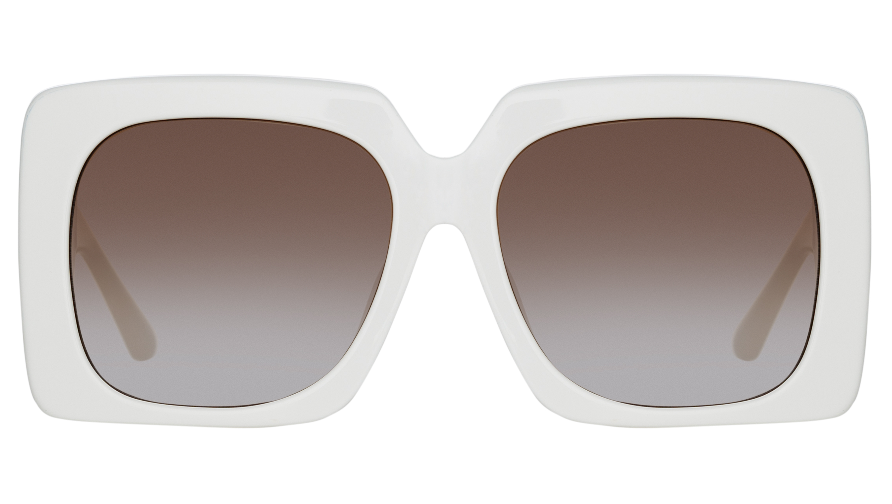 Color_LFL1346C4SUN - Sierra Oversized Sunglasses in White and Mocha Grad