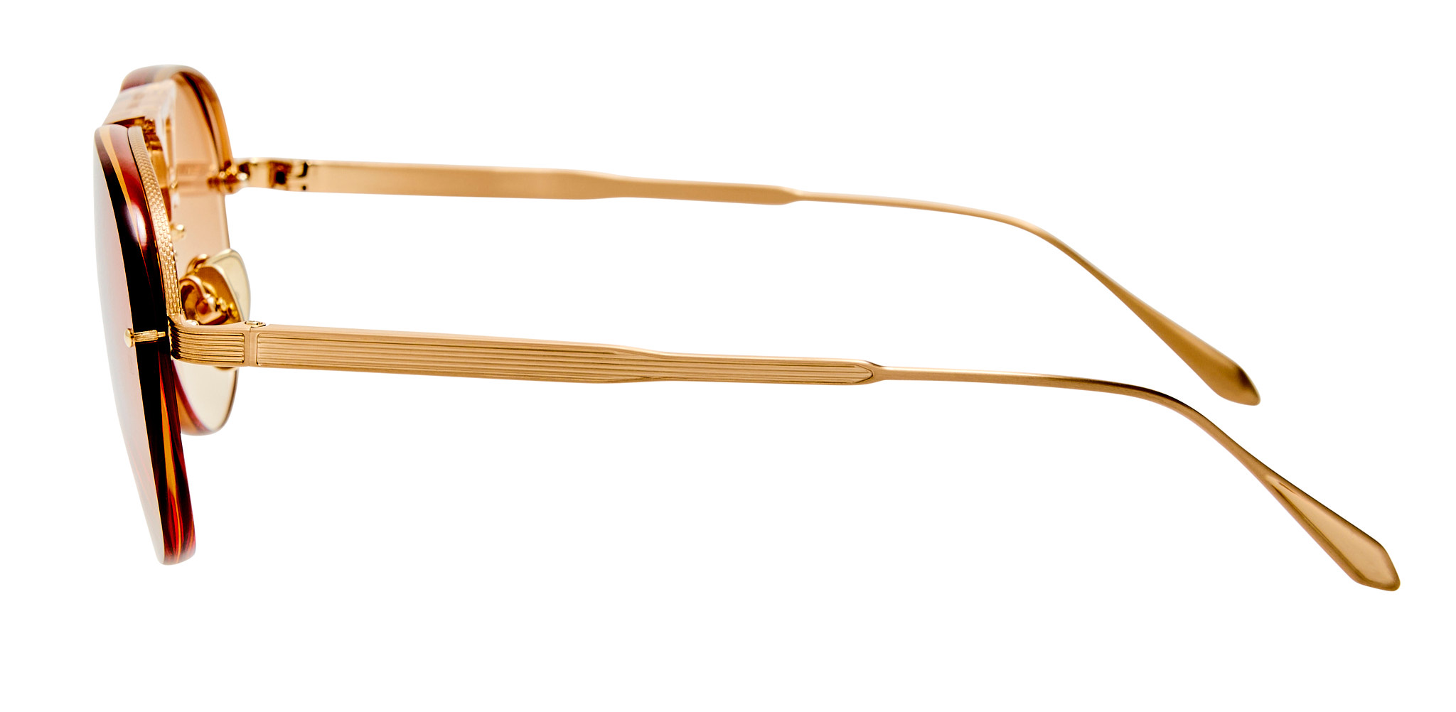 Color_LFL1672C3SUN - Taya Aviator Sunglasses Brown and Camel Grad