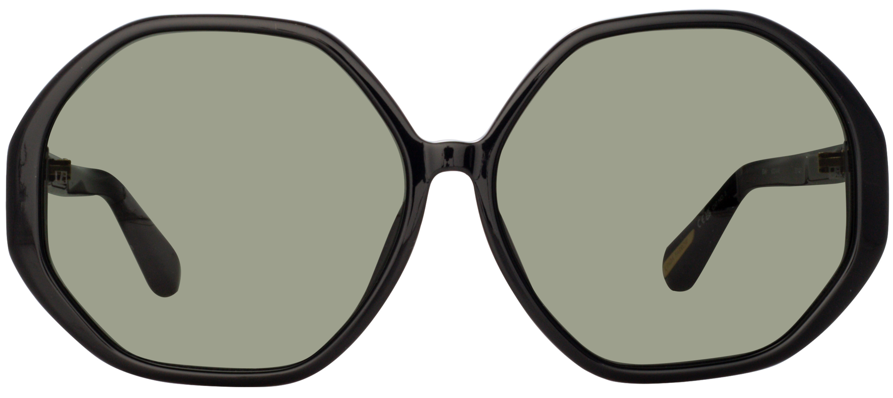 Color_LFL1415C1SUN - Paloma Hexagon Sunglasses in Black