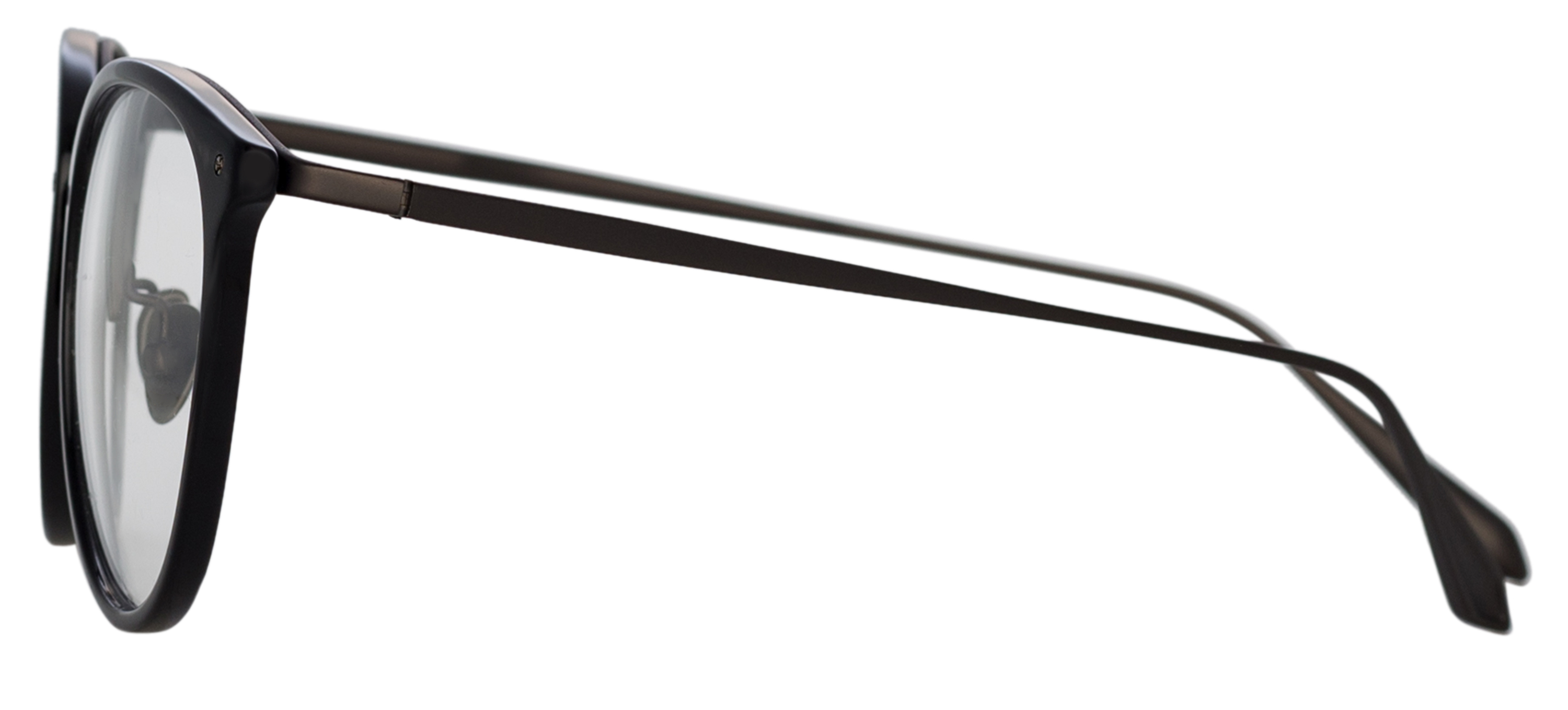 Color_LFL251C82OPT - Calthorpe Oval Optical Frame Black / Matt Black