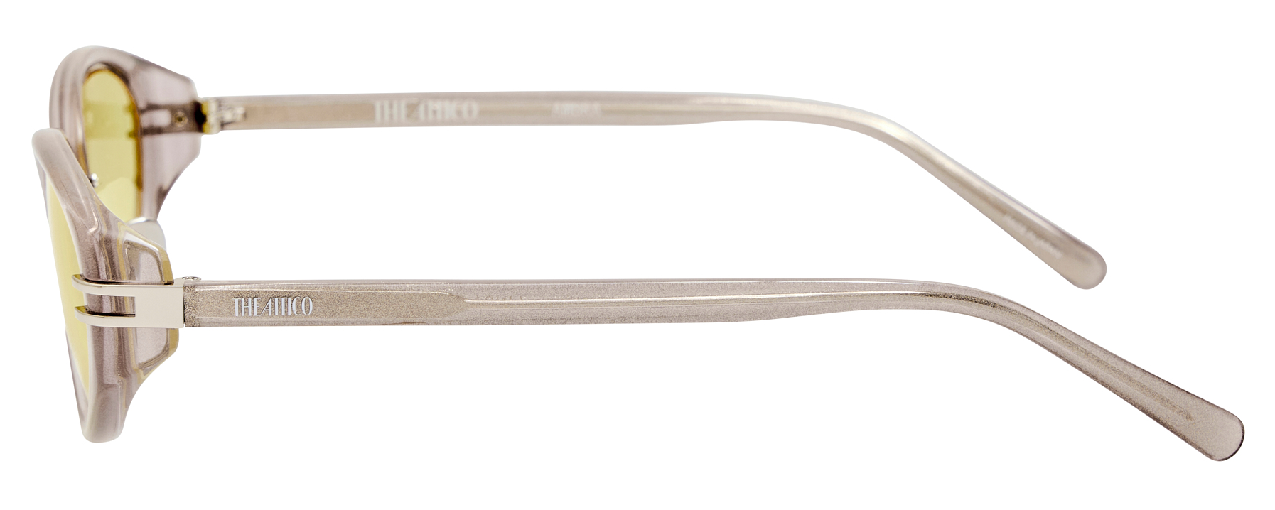Color_ATTICO83C6SUN - The Attico Ambra Oval Sunglasses in Grey and Yellow