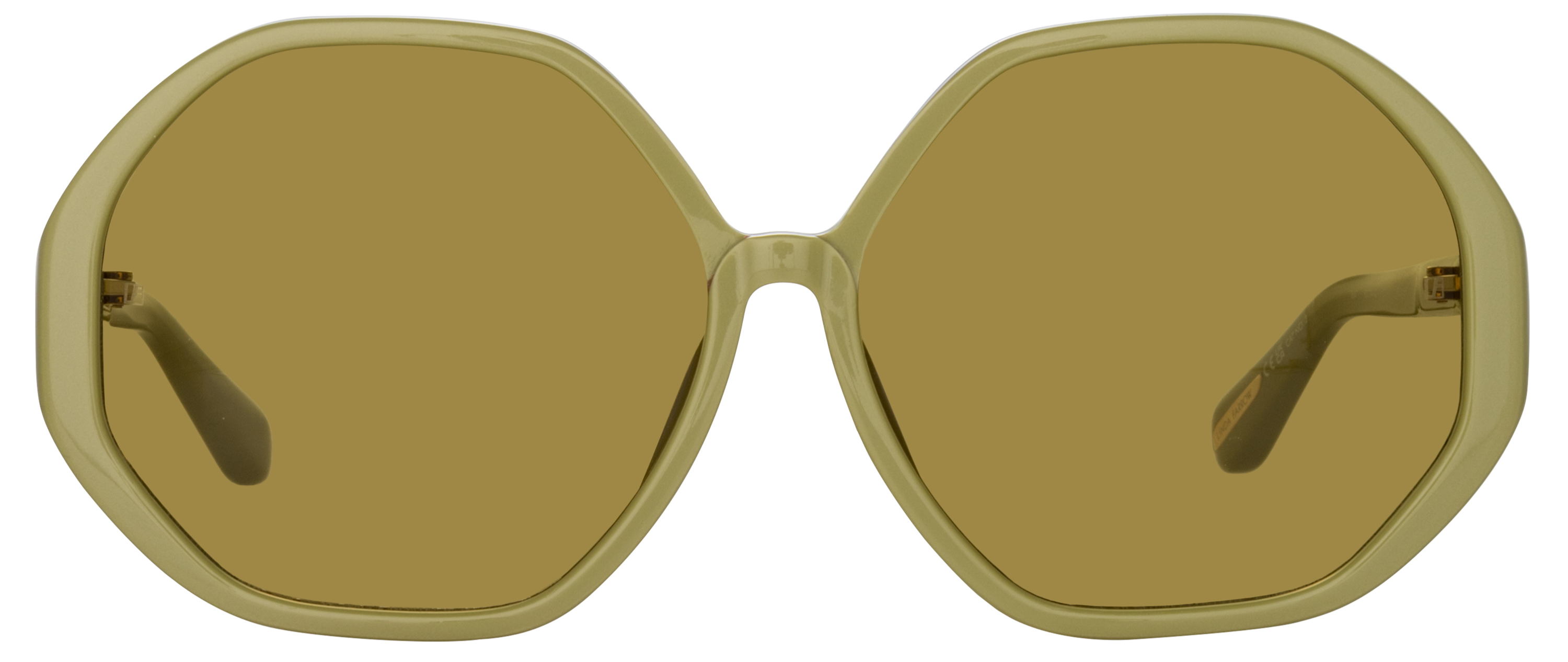 Color_LFL1415C7SUN - Paloma Hexagon Sunglasses in Sage