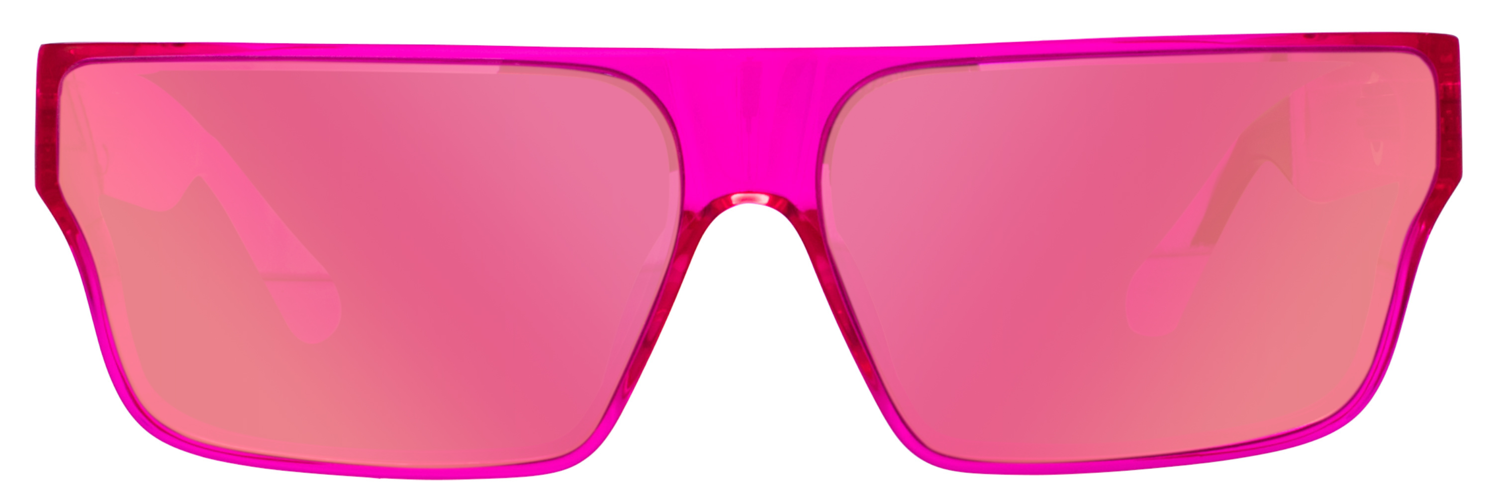 Color_LFL1501C2SUN -  Brady Flat Top Sunglasses in Pink and Pink Mirror