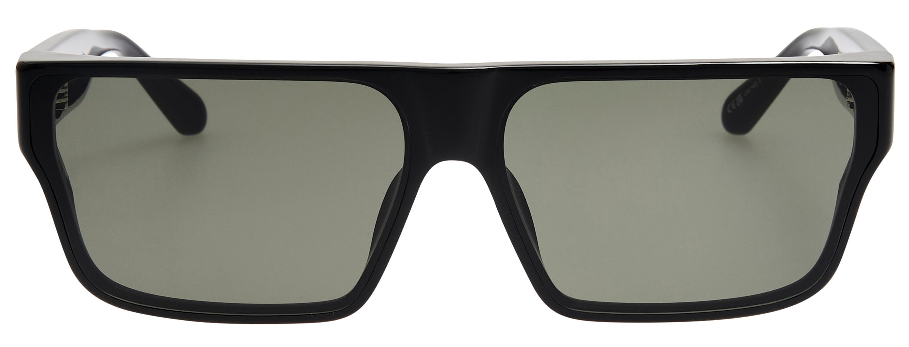Color_LFL1501C6SUN - Brady Flat Top Sunglasses in Black and Grey