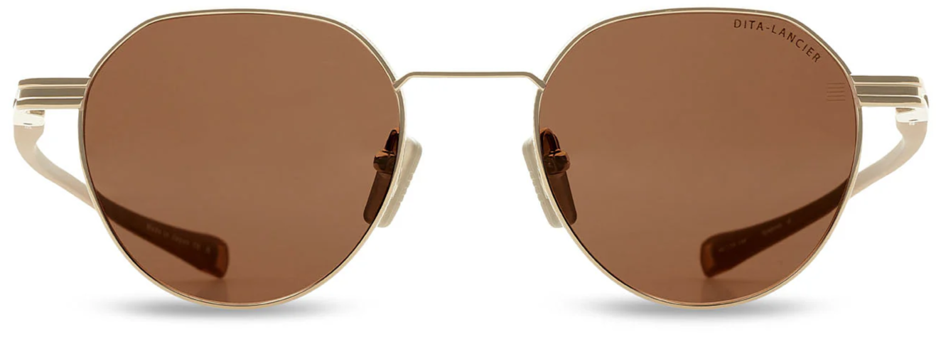 Color_DLS420-A-01 - Gold Sand - Copperhead Brown / Land Lens - Brown Polarized