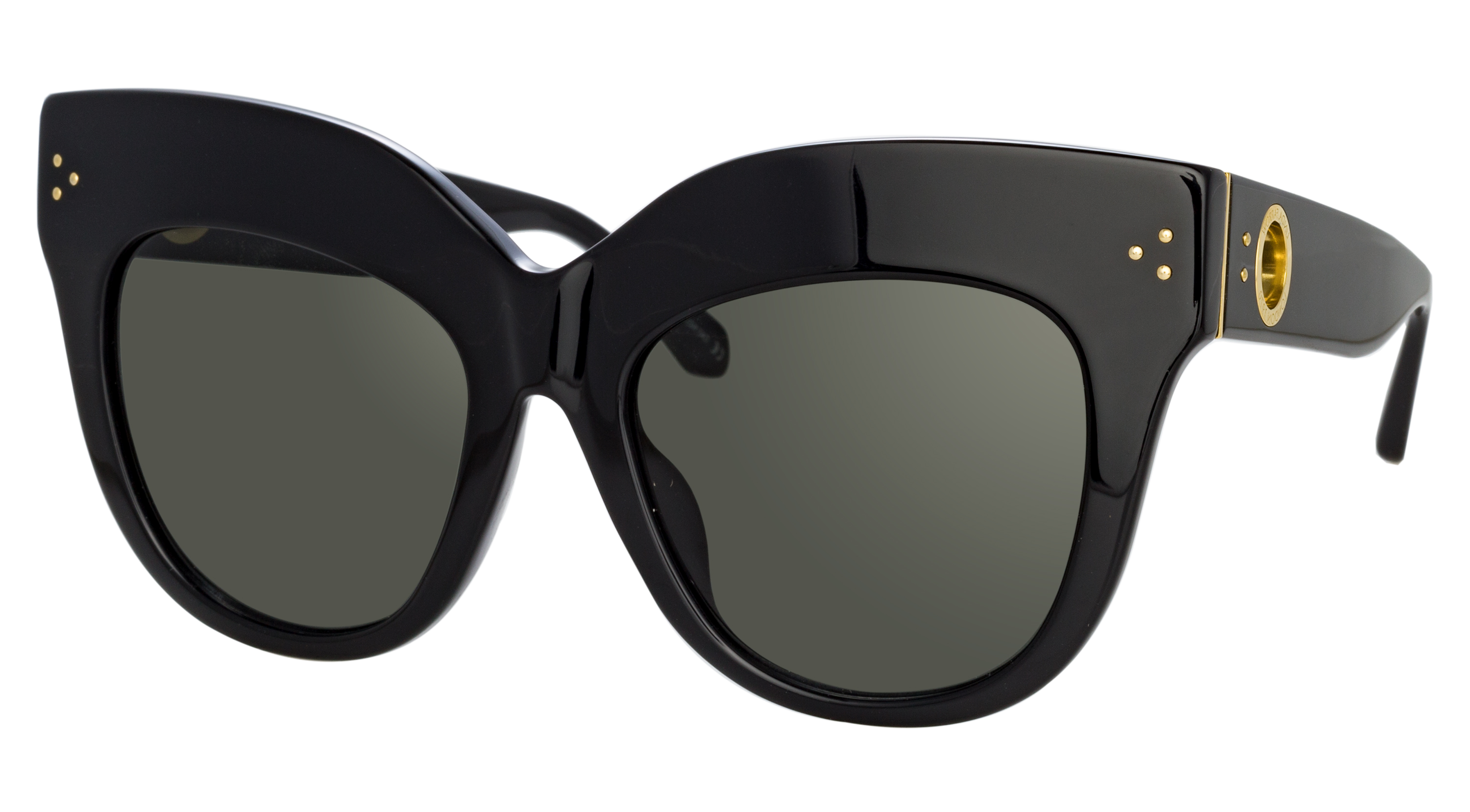 Color_LFLC1049C1SUN - Dunaway Oversized Sunglasses in Black and Grey