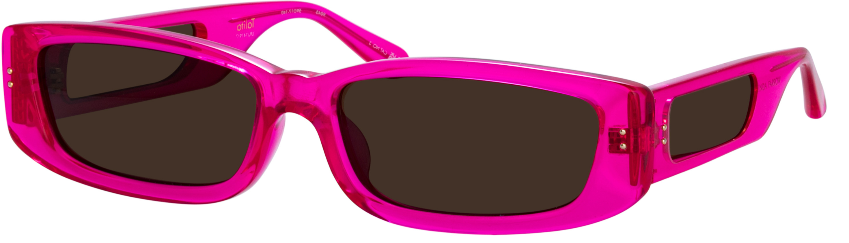 Color_LFL1419C7SUN - Talita Rectangular Sunglasses in Pink