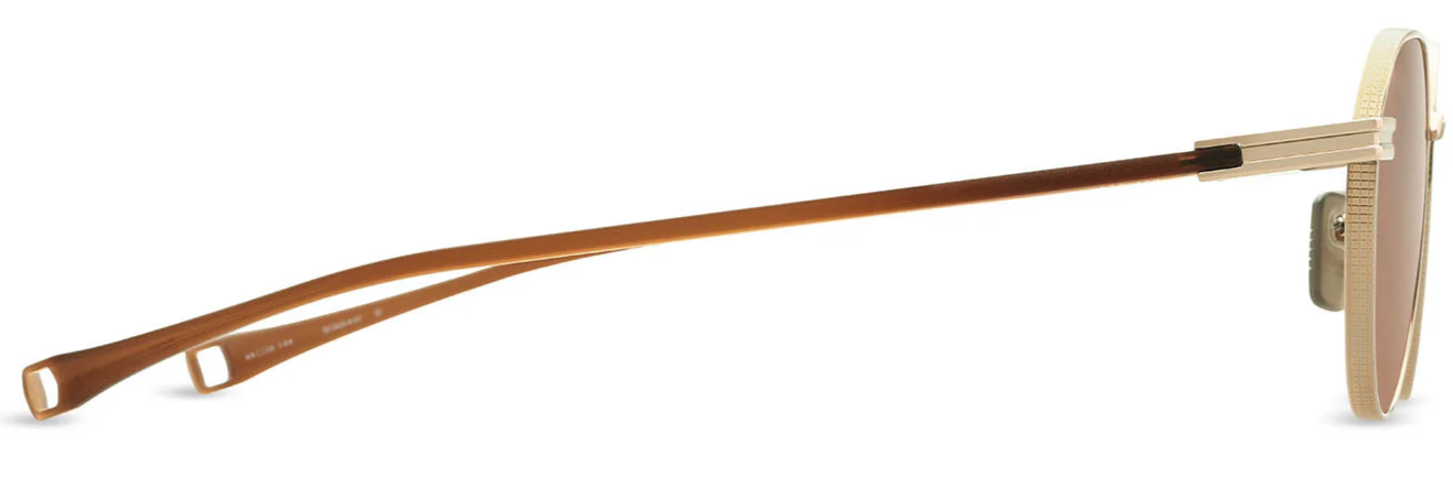 Color_DLS420-A-01 - Gold Sand - Copperhead Brown / Land Lens - Brown Polarized