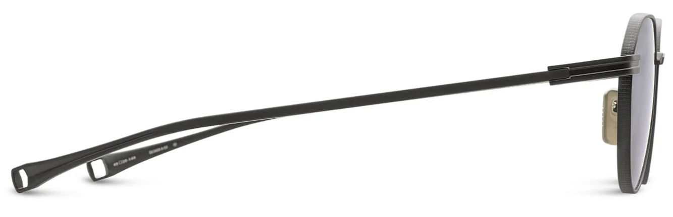 Color_DLS420-A-03 - Matte Black / Sea Lens - Grey Polarized