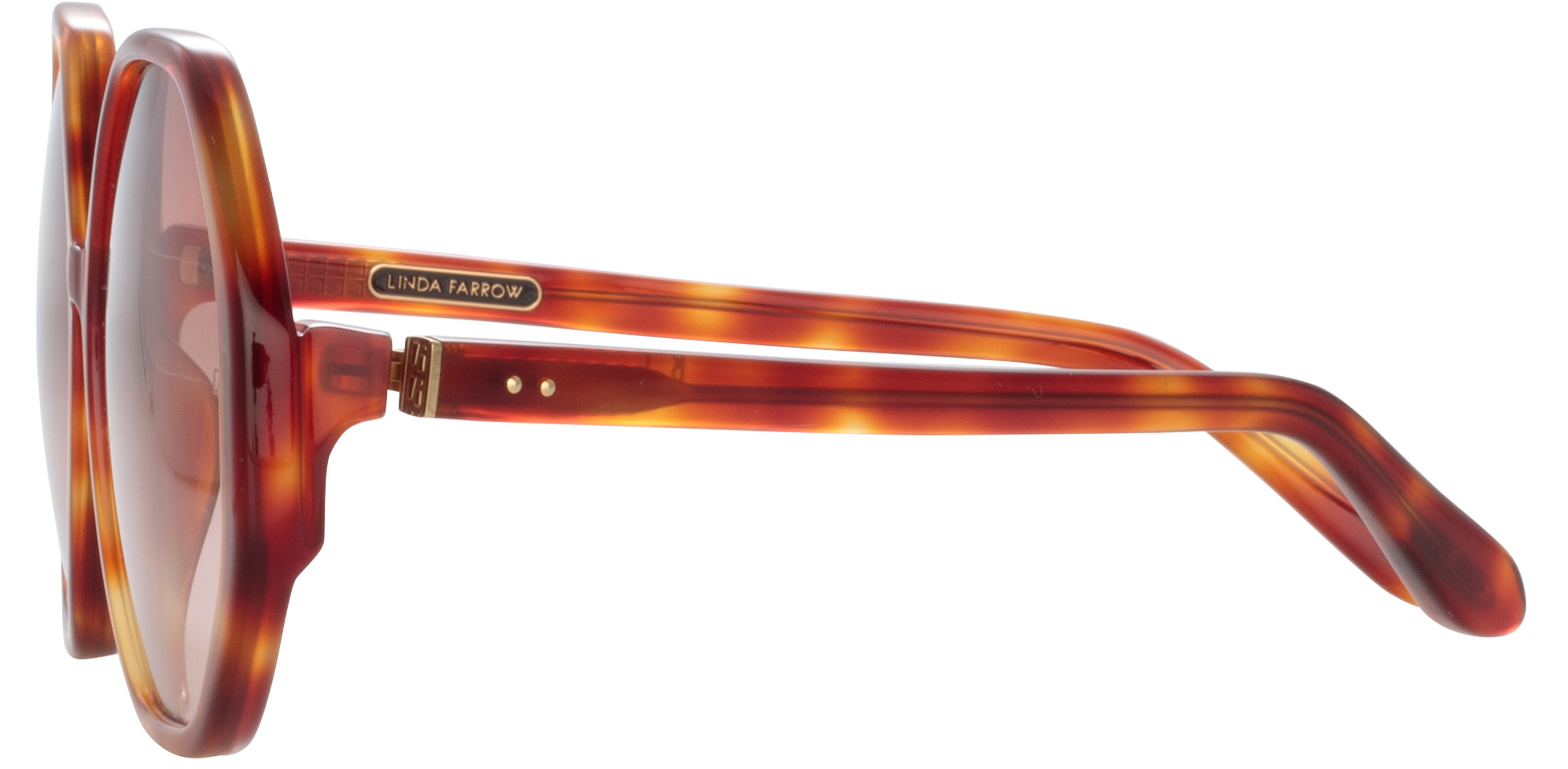 Color_LFL1415C3SUN - Paloma Hexagon Sunglasses in Amber