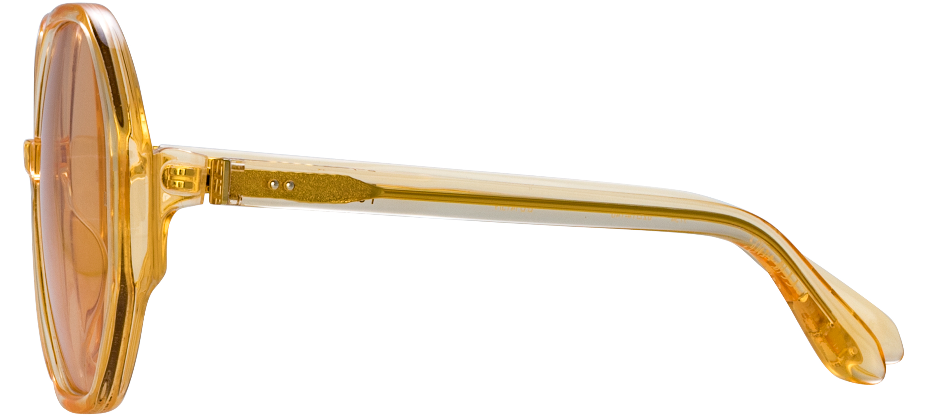 Color_LFL1415C9SUN - Paloma Hexagon Sunglasses in Orange