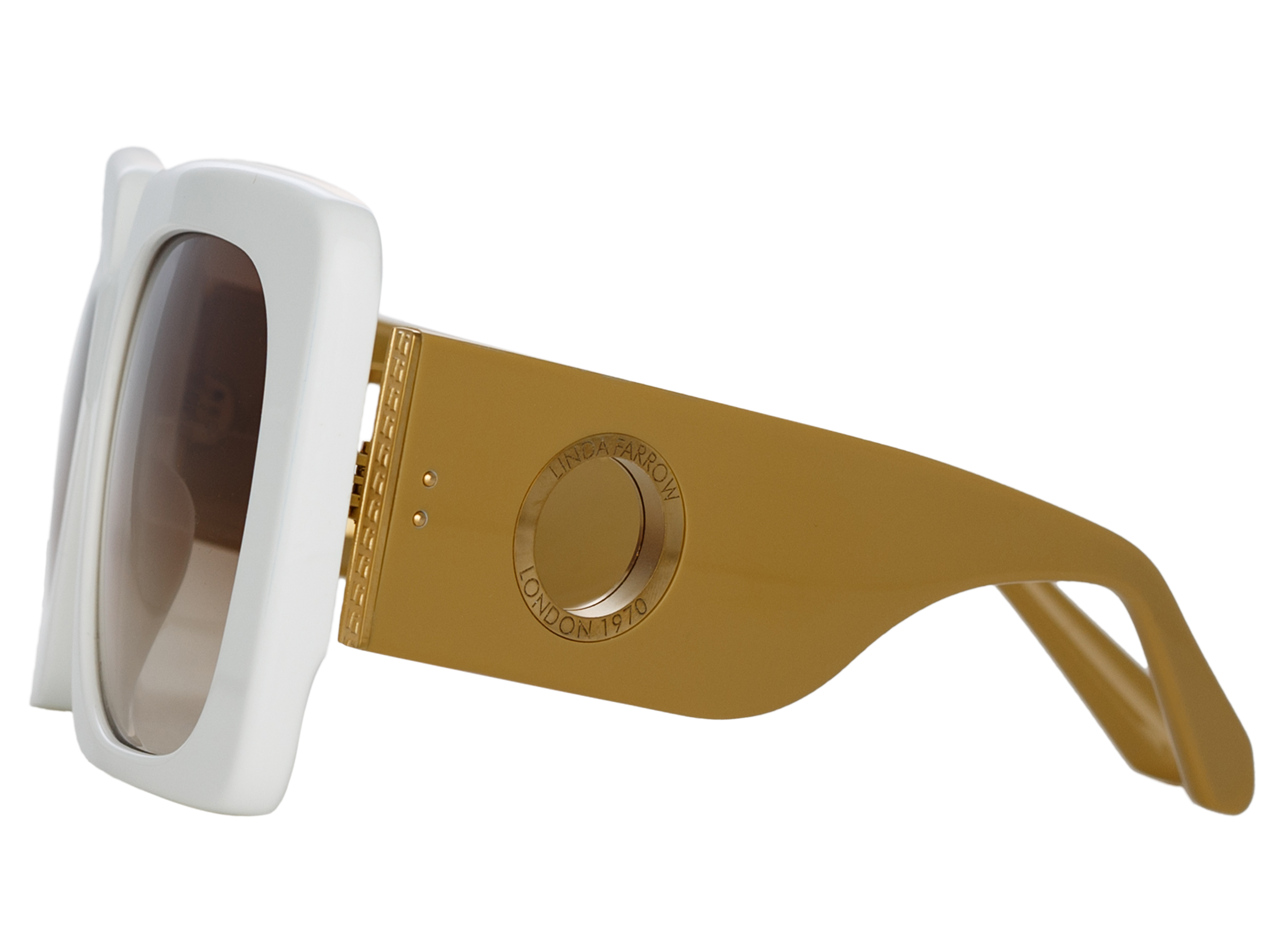 Color_LFL1346C4SUN - Sierra Oversized Sunglasses in White and Mocha Grad