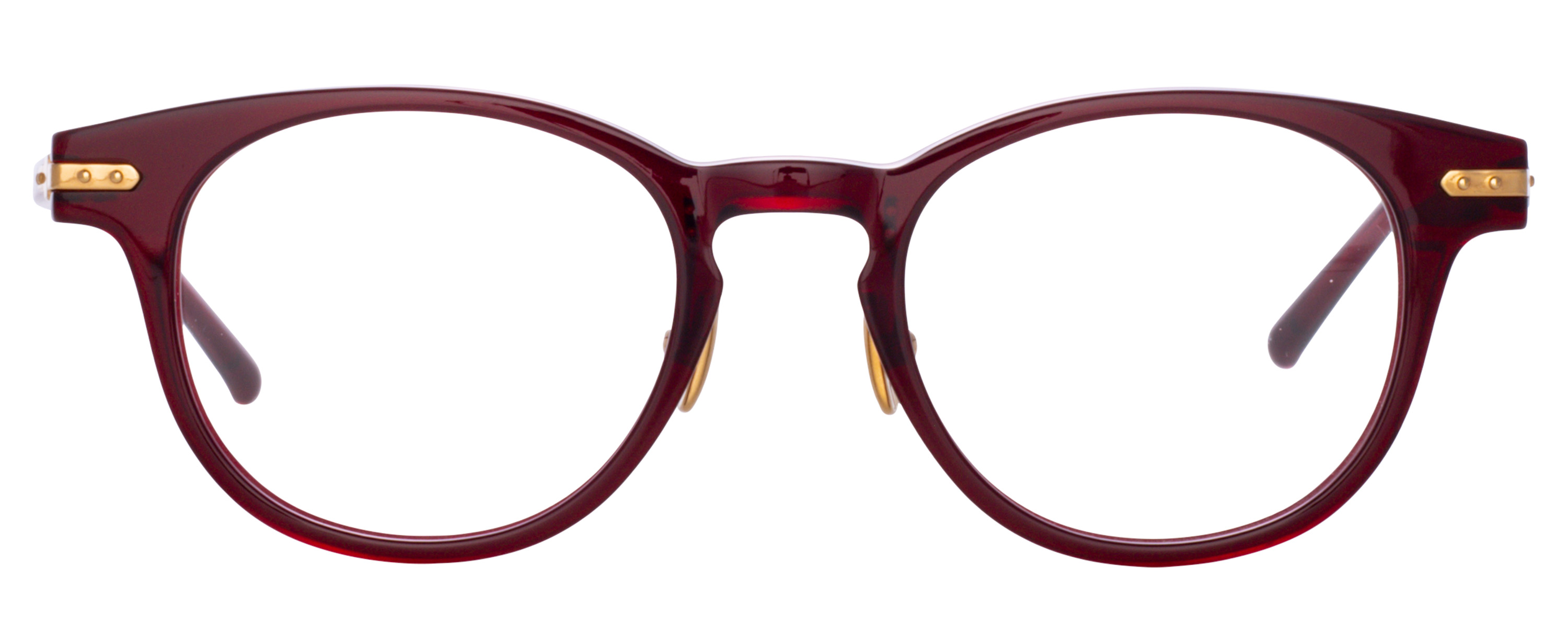 Color_LF25AC5OPT - Bray D-Frame Eyeglasses in Red and Clear