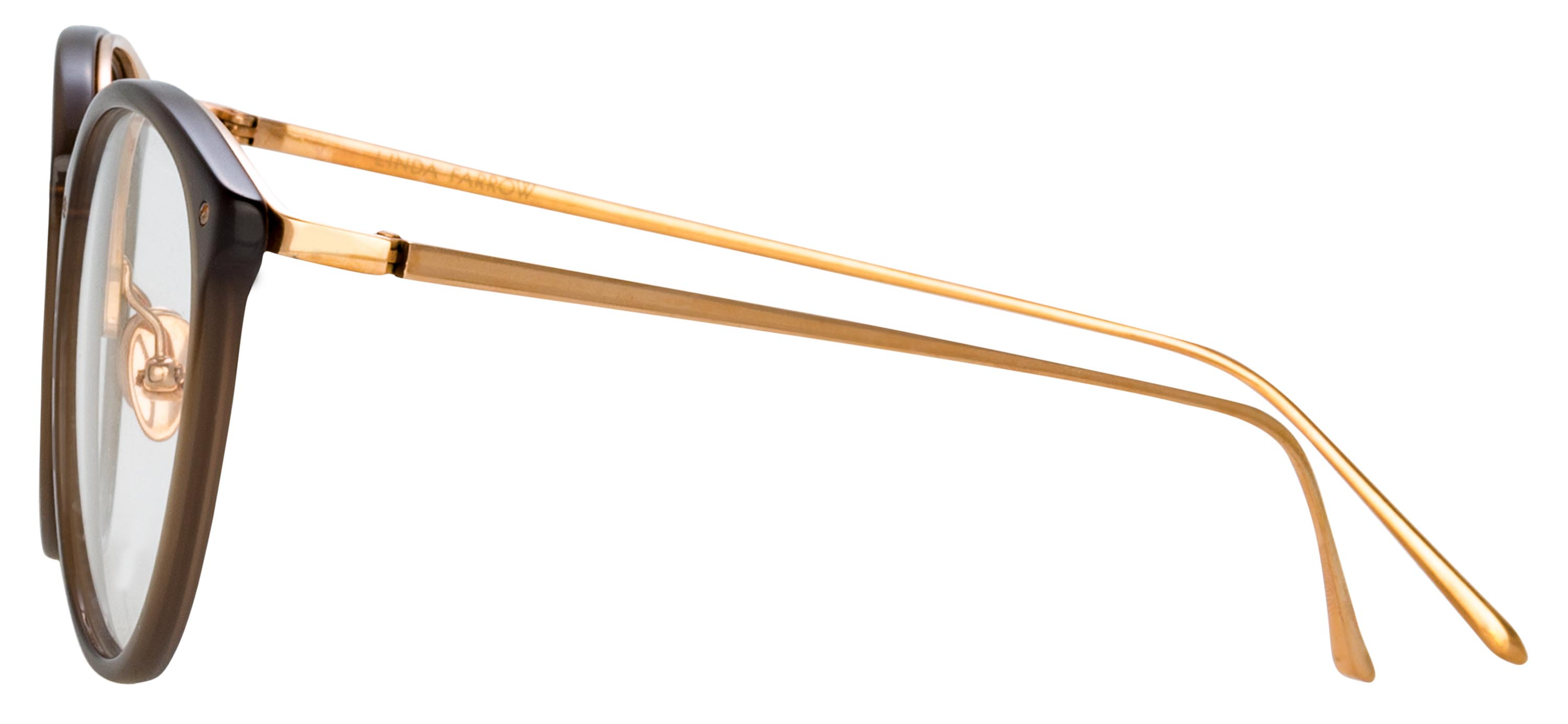 Color_LFLC251C87OPT - Calthorpe Oval Optical Frame in Mocha / Rose Gold