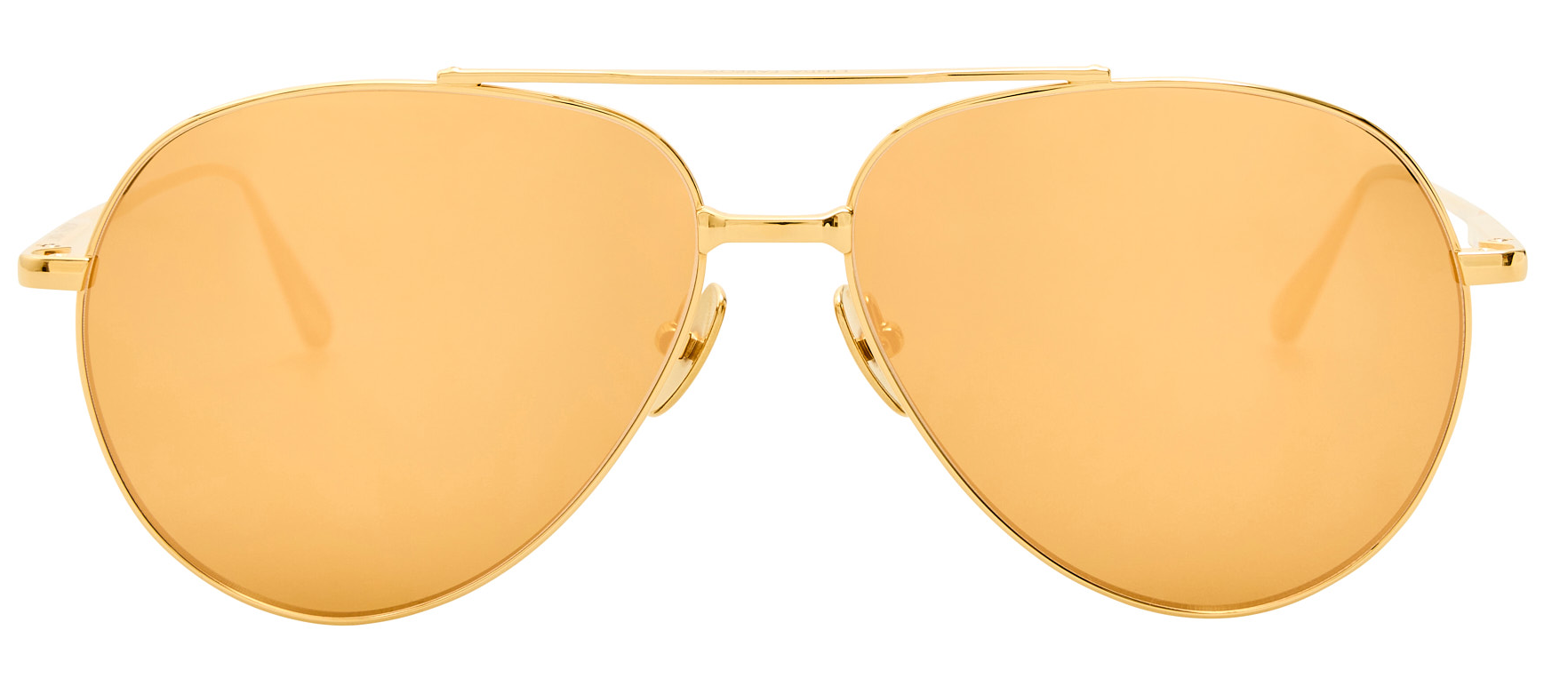 Color_LFL1421C10SUN - Marcelo Aviator Sunglasses in Yellow Gold / 24 Carat Gold