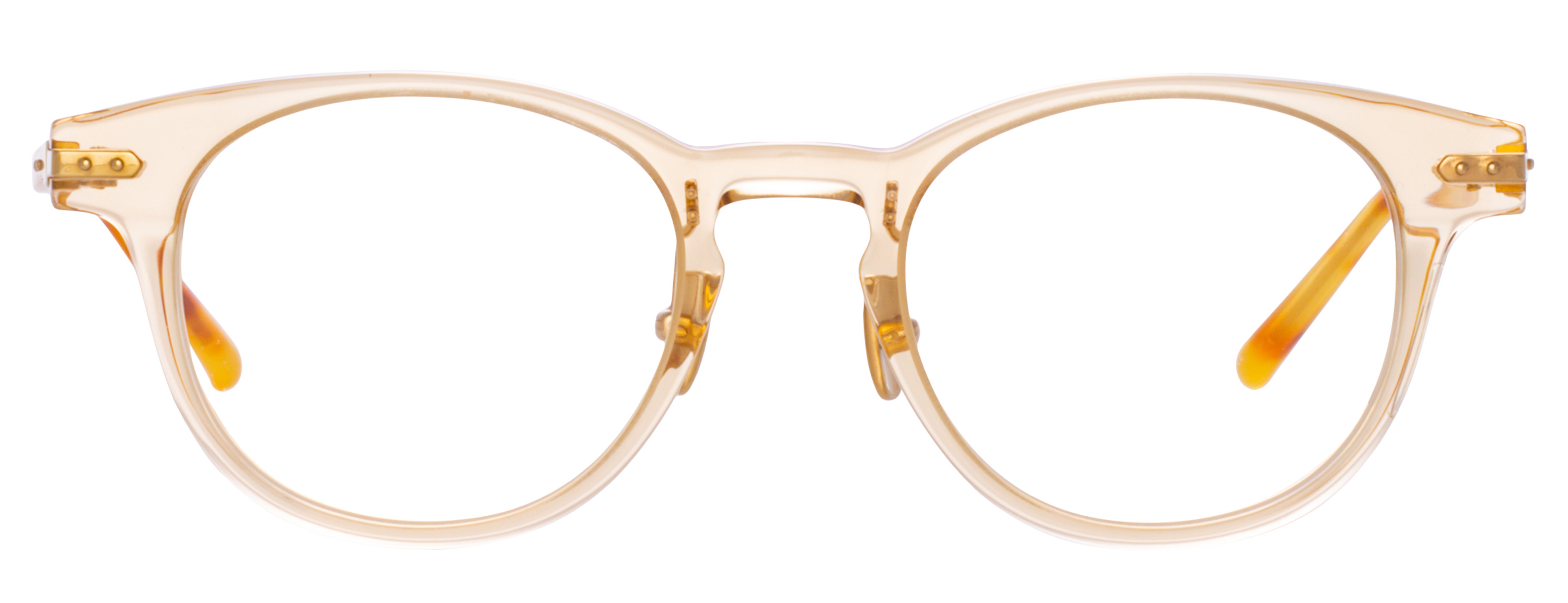 Color_LF25AC15OPT - Bray D-Frame Eyeglasses in Nude and Clear