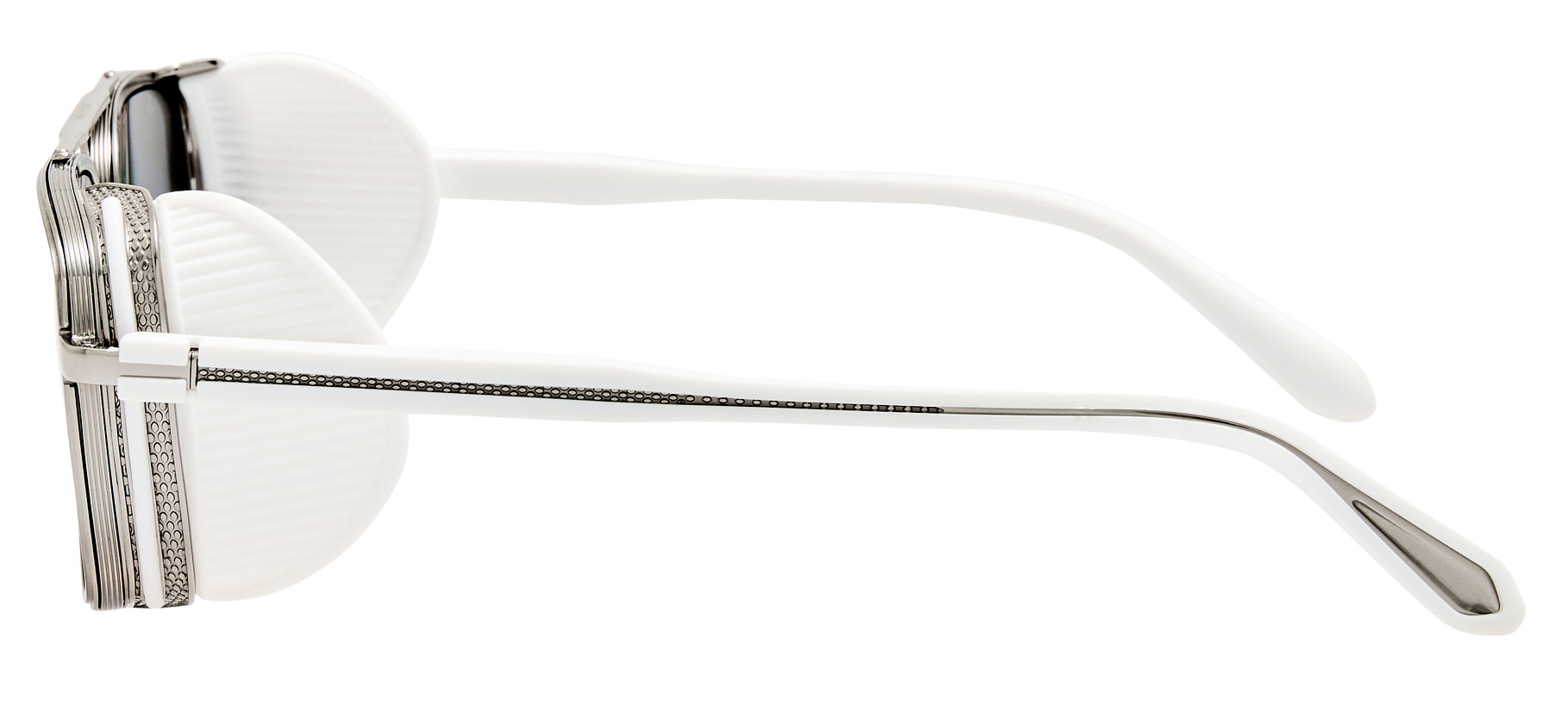 Color_LFL1630C3SUN - Boyd Aviator Sunglasses in White Gold and Platinium