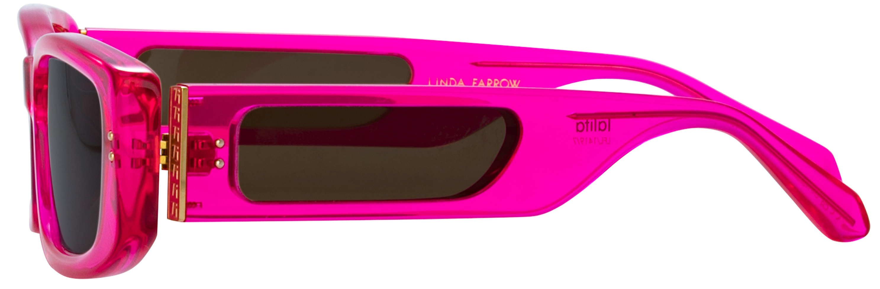Color_LFL1419C7SUN - Talita Rectangular Sunglasses in Pink