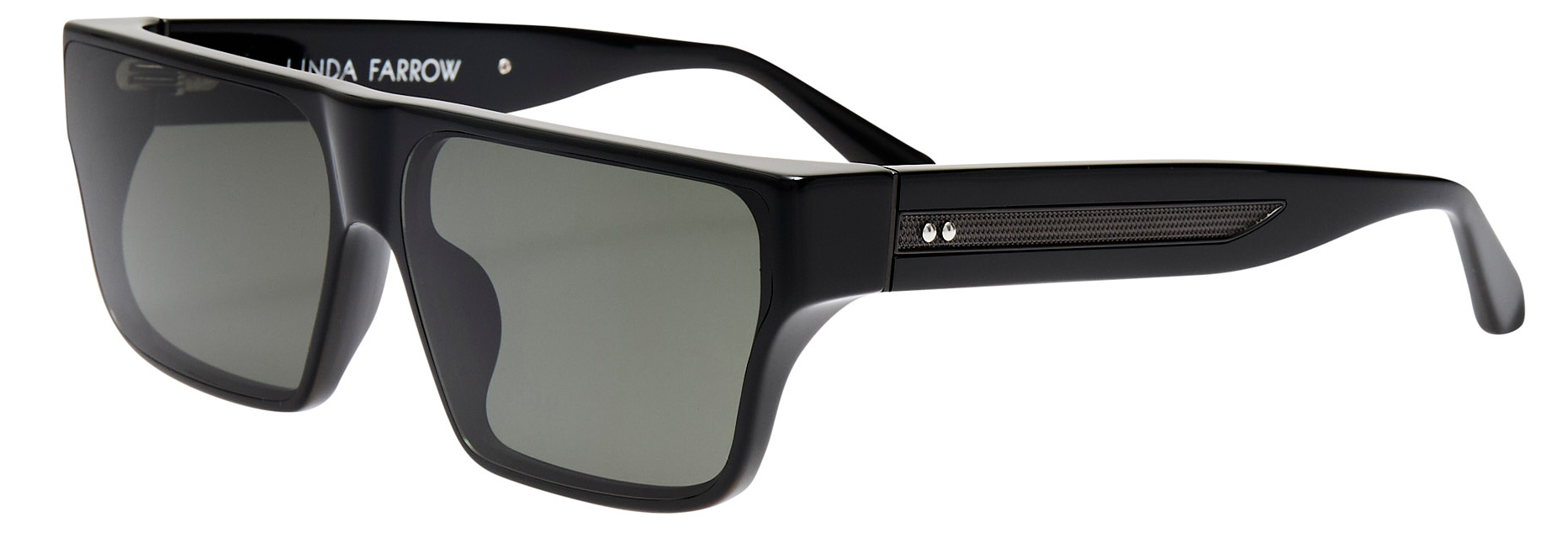 Color_LFL1501C6SUN - Brady Flat Top Sunglasses in Black and Grey