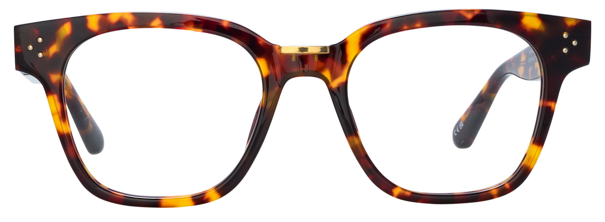 Color_LFL1481C2OPT - Sanchez D-Frame Eyeglasses in Tortoise Shell and Clear