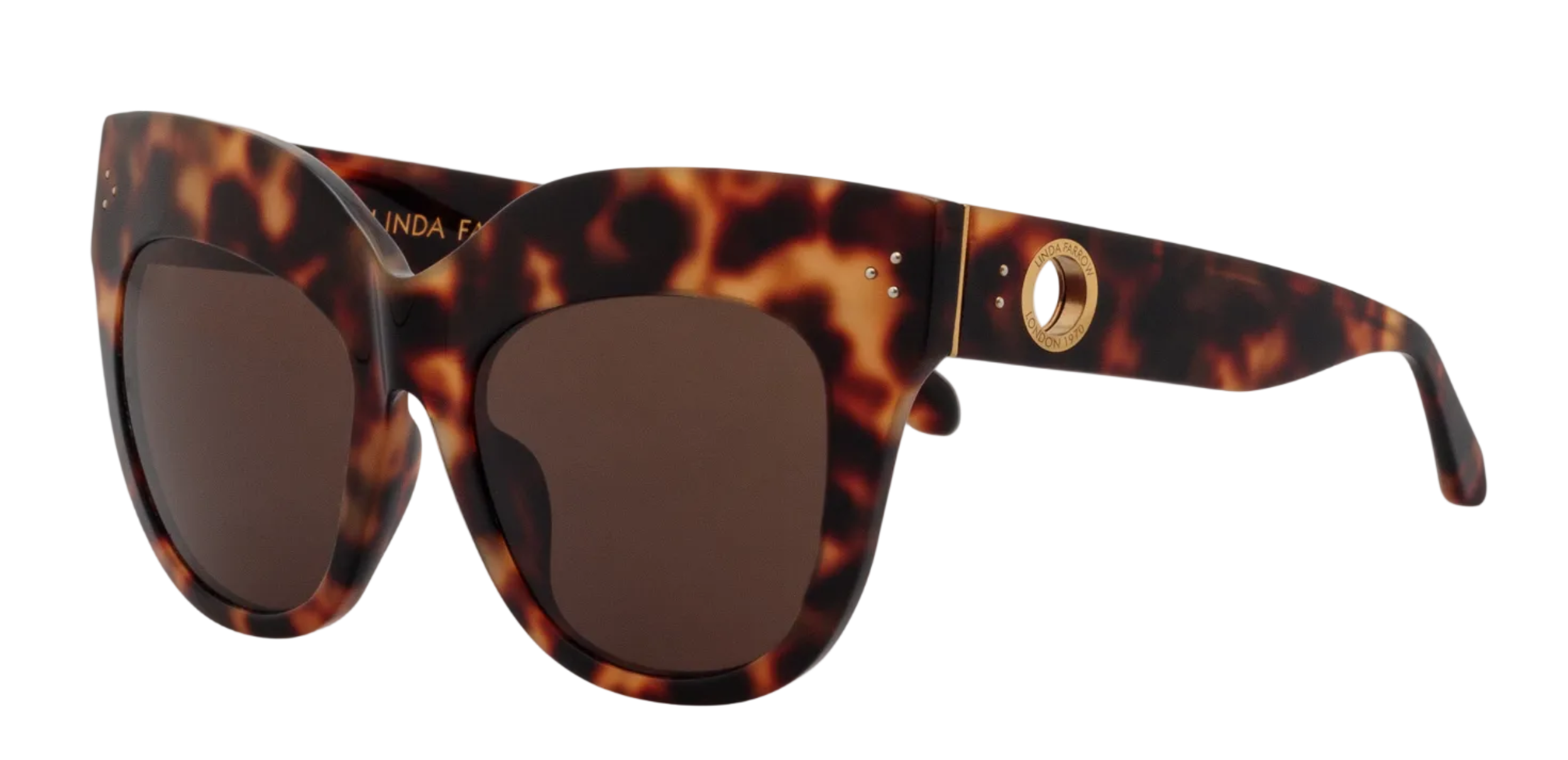 Color_LFLC1049C2SUN - Dunaway Oversized Sunglasses in Tortoise Shell and Brown