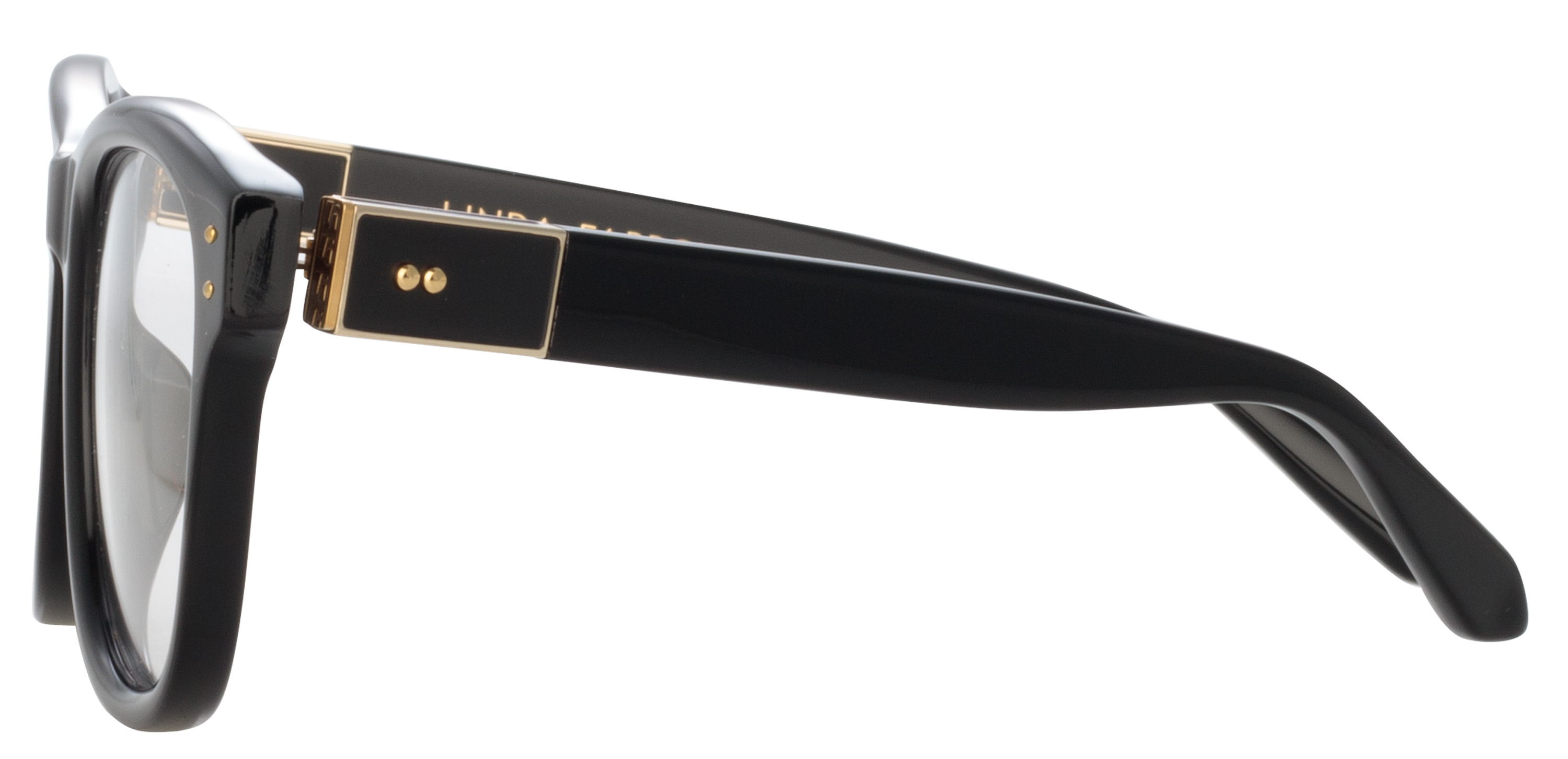 Color_LFL1385C1OPT - Edson D-Frame Eyeglasses in Black and Clear