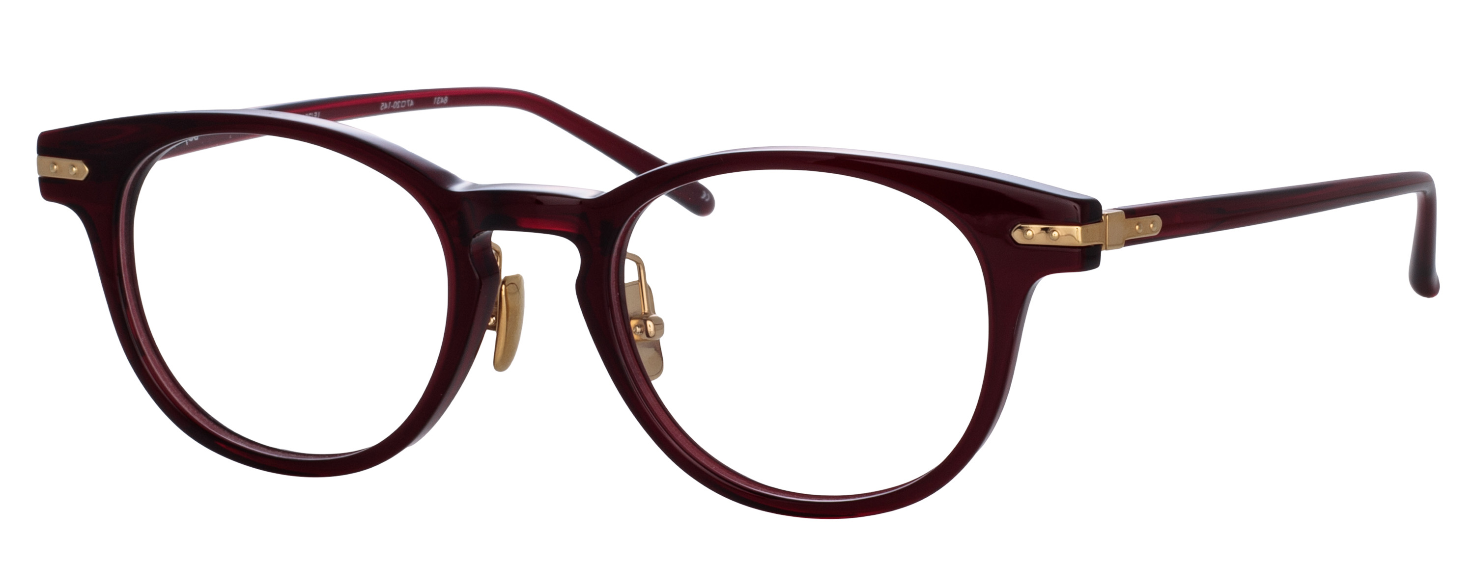 Color_LF25AC5OPT - Bray D-Frame Eyeglasses in Red and Clear