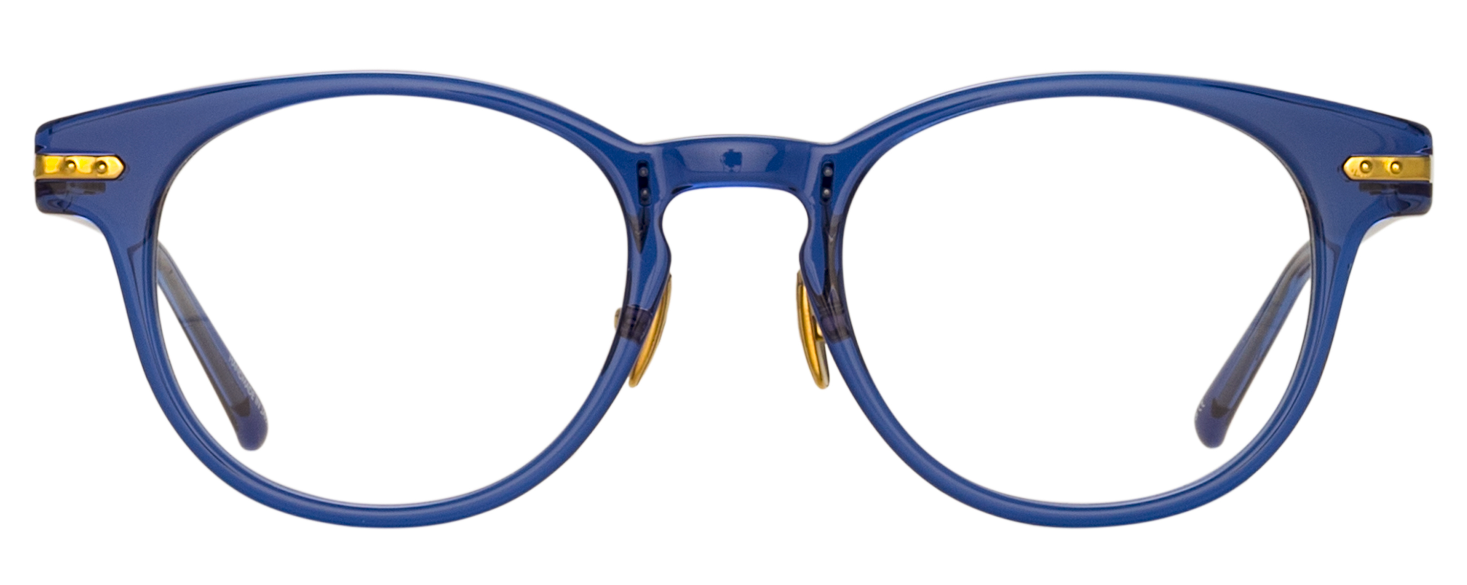 Color_LF25AC19OPT - Bray D-Frame Eyeglasses in Blue and Clear